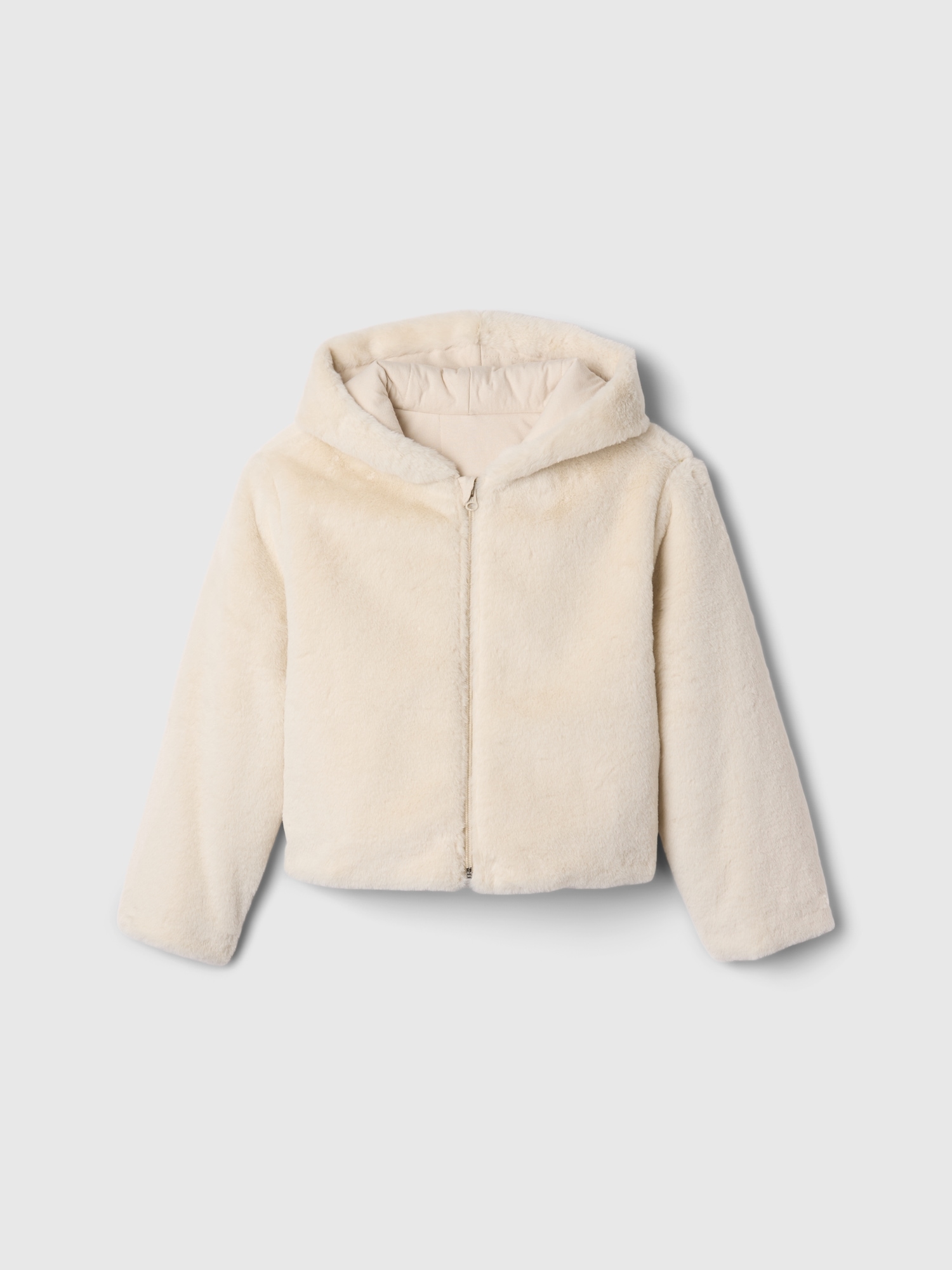 Kids Relaxed Faux-Fur Jacket