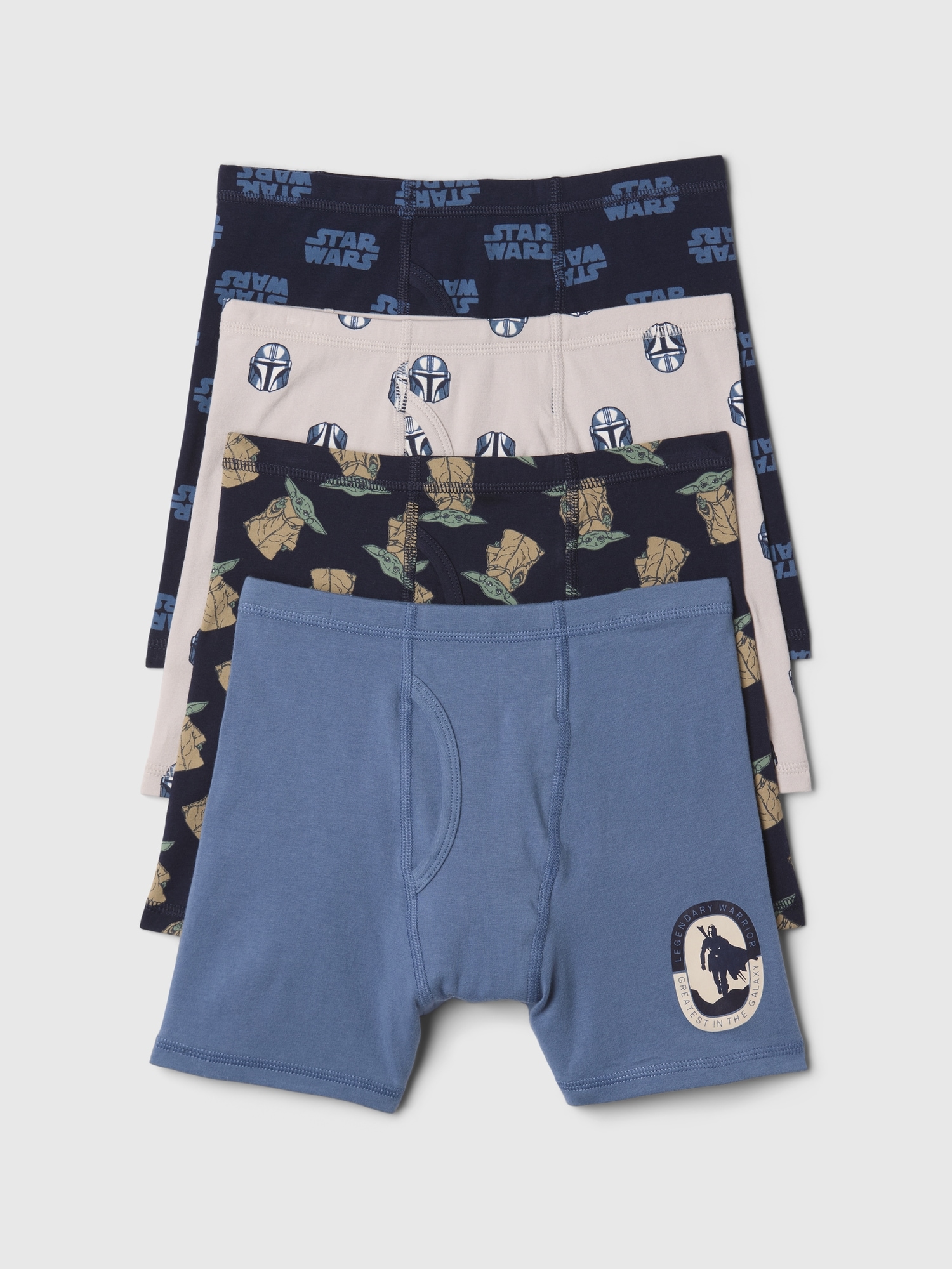 GapKids | Star Wars™ Boxer Briefs (4-Pack) - Blue