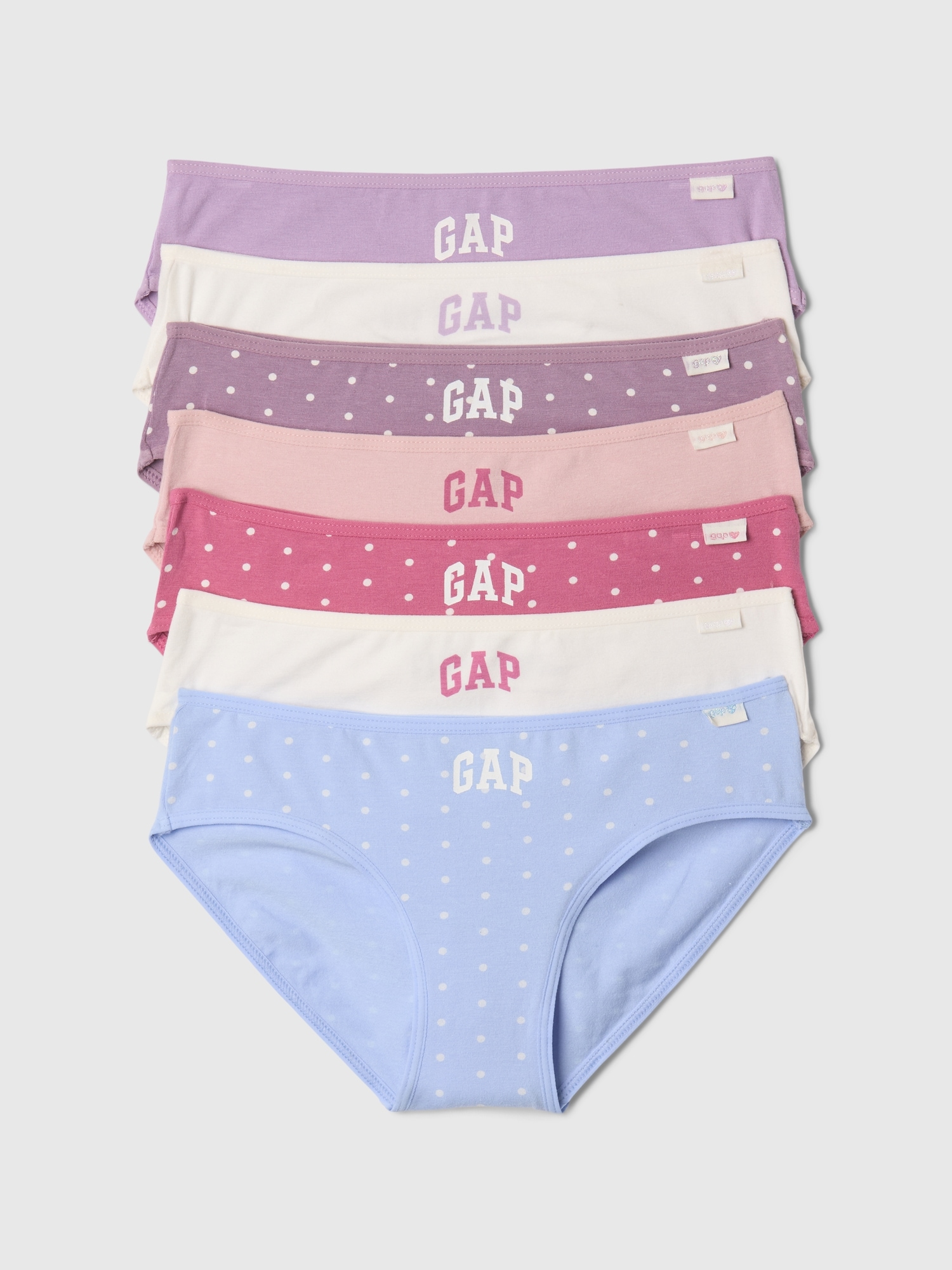 Kids Gap Logo Bikini Briefs (7-Pack)