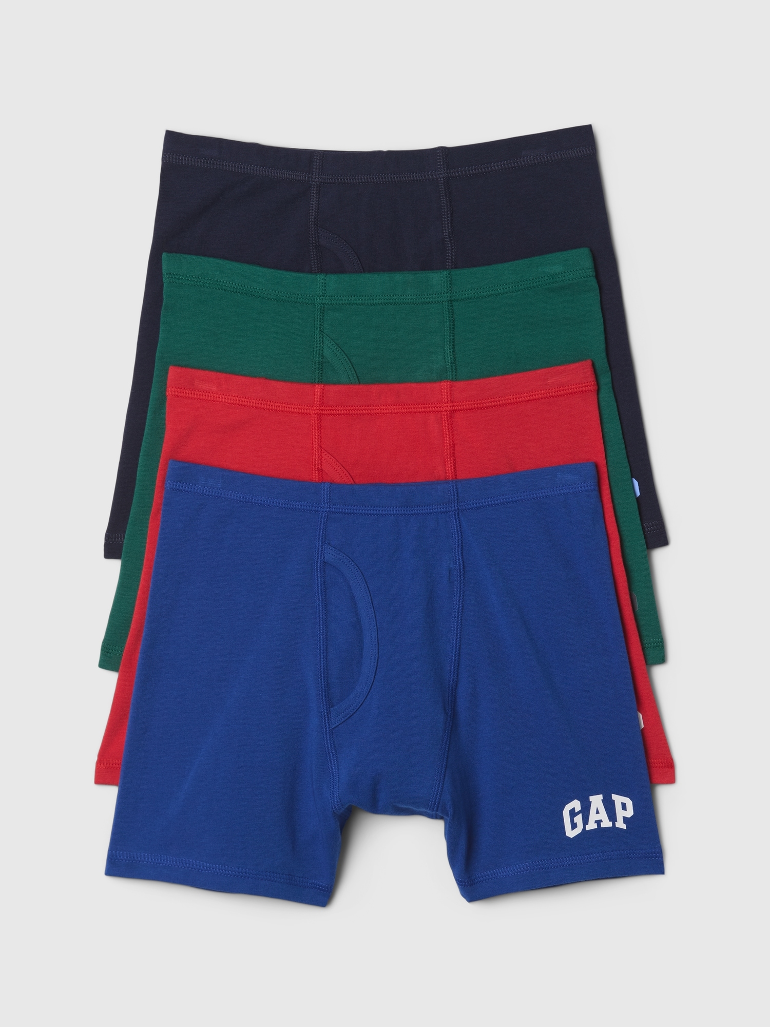 Kids Gap Logo Boxer Briefs (4-Pack)