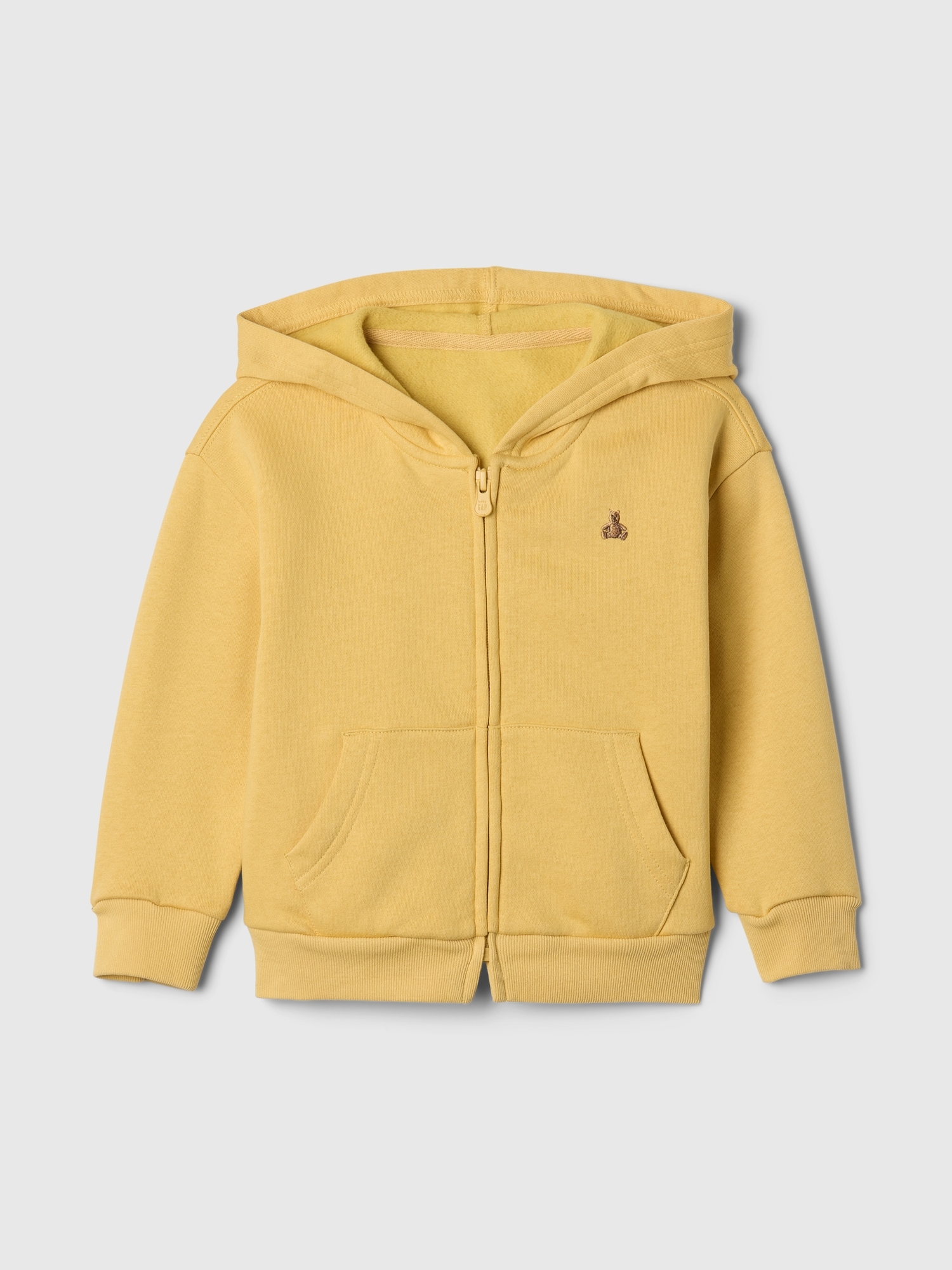 babyGap Relaxed Zip Hoodie - Yellow