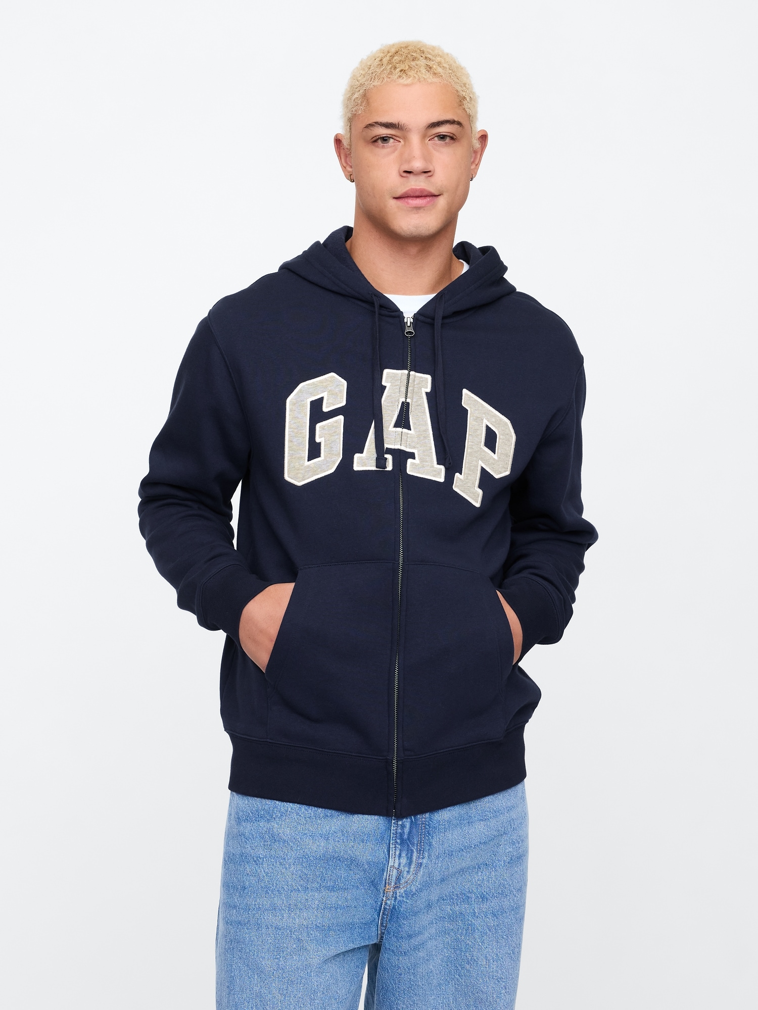 Gap Logo Zip Hoodie