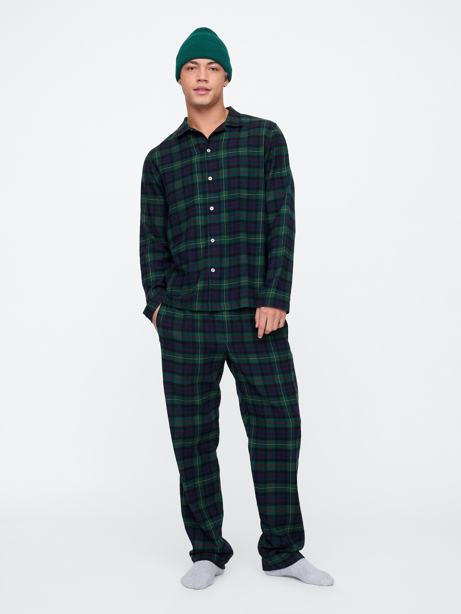 Relaxed Plaid Flannel PJ Set