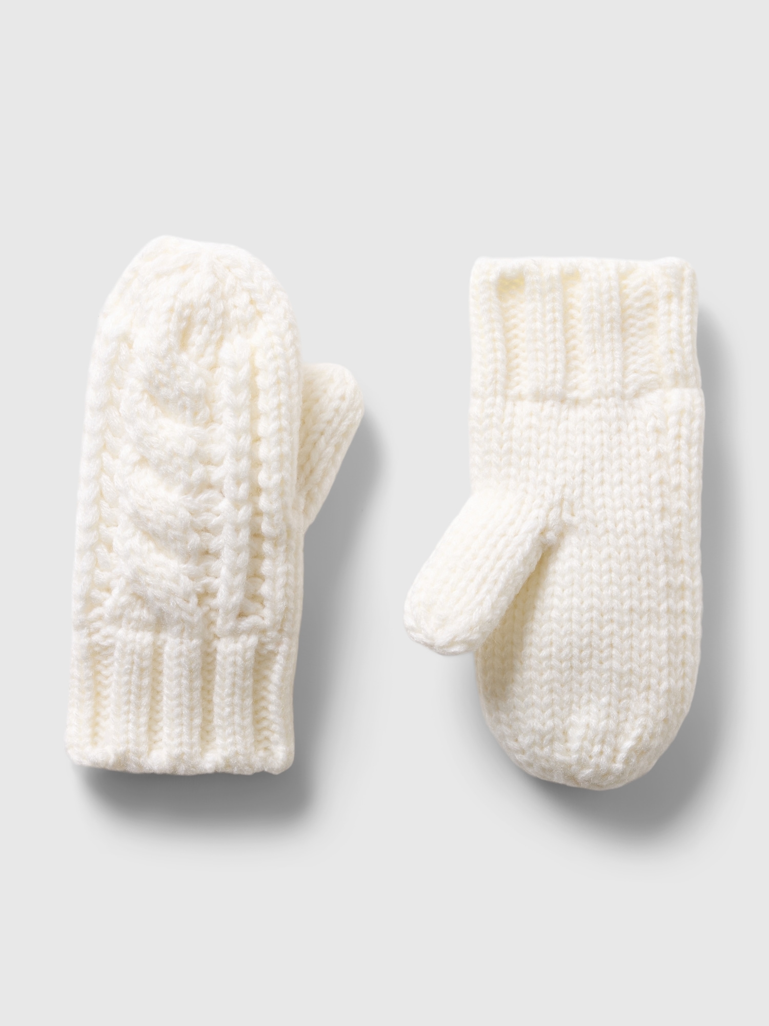 Toddler Cable-Knit Mittens