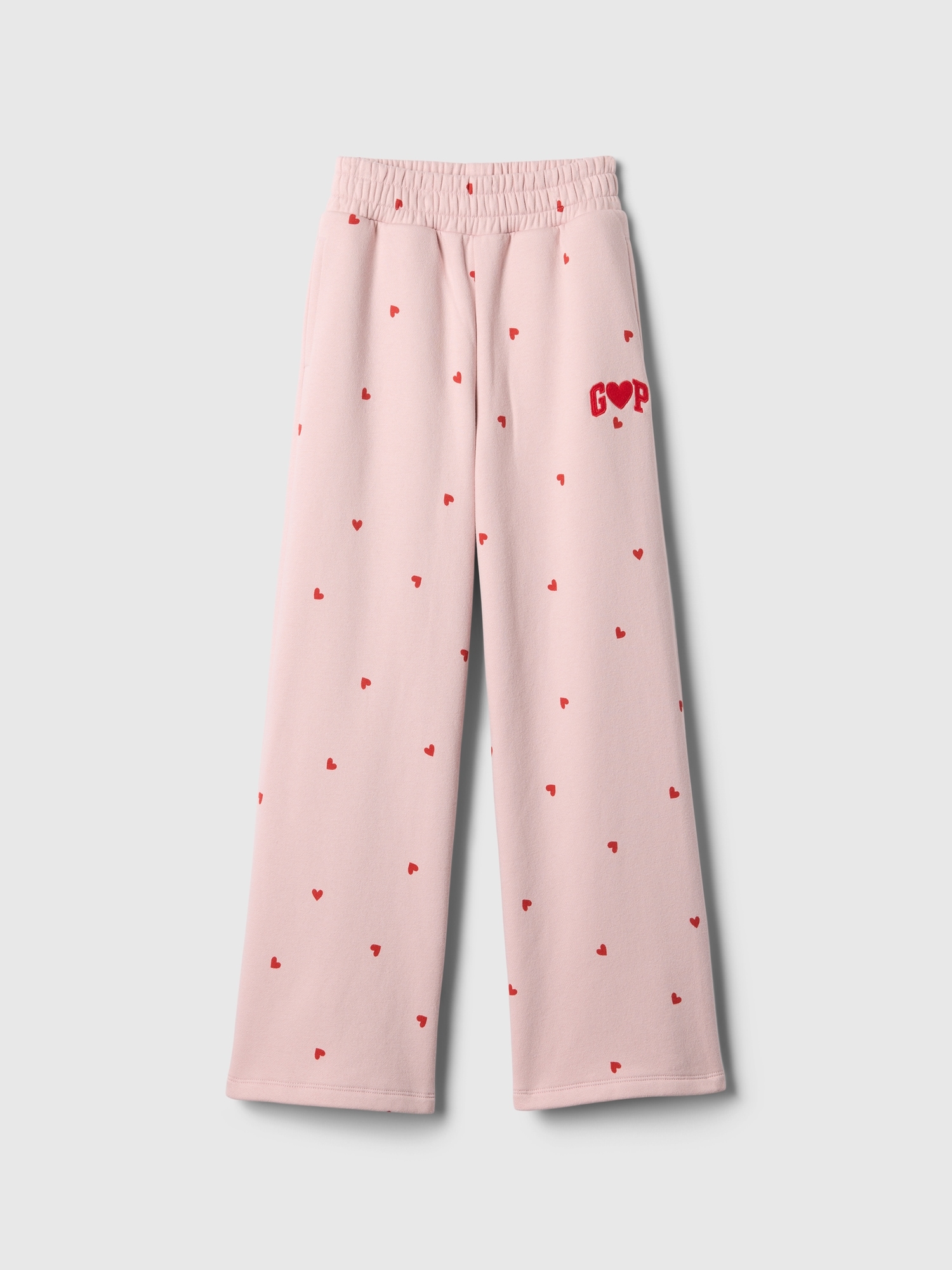 Kids Relaxed Gap Logo Wide-Leg Sweatpants