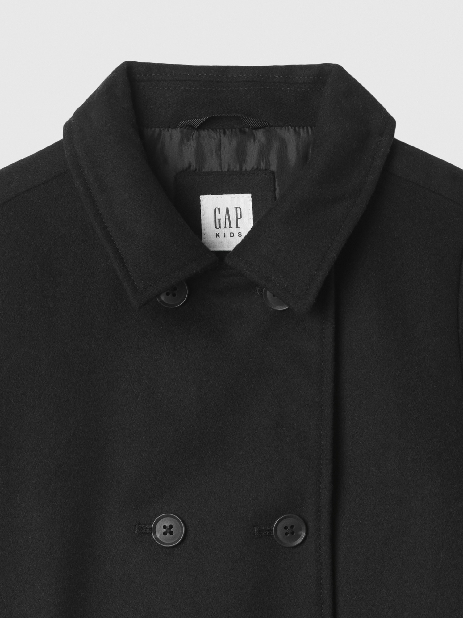 Kids black peacoat on sale