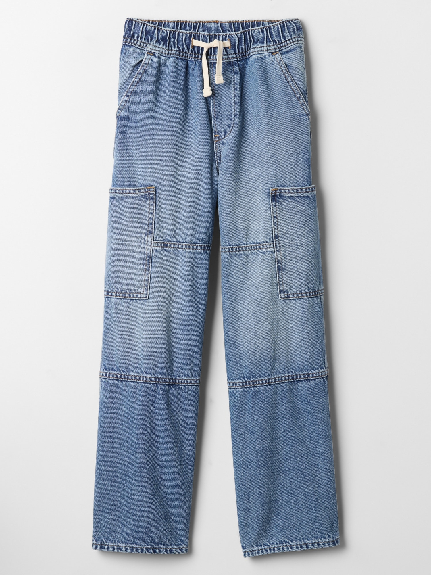 Kids Baggy Cargo Pull-On Jeans