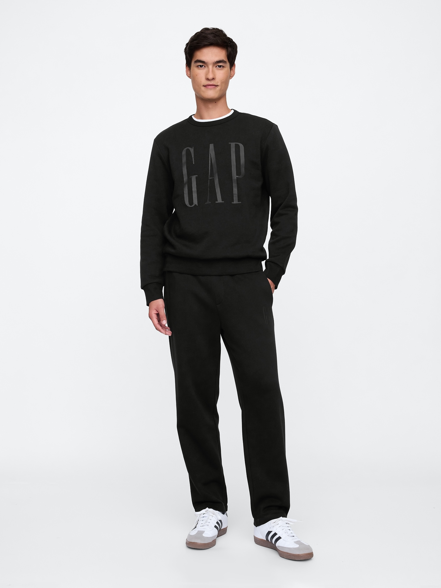 Gap Logo Straight-Leg Sweatpants