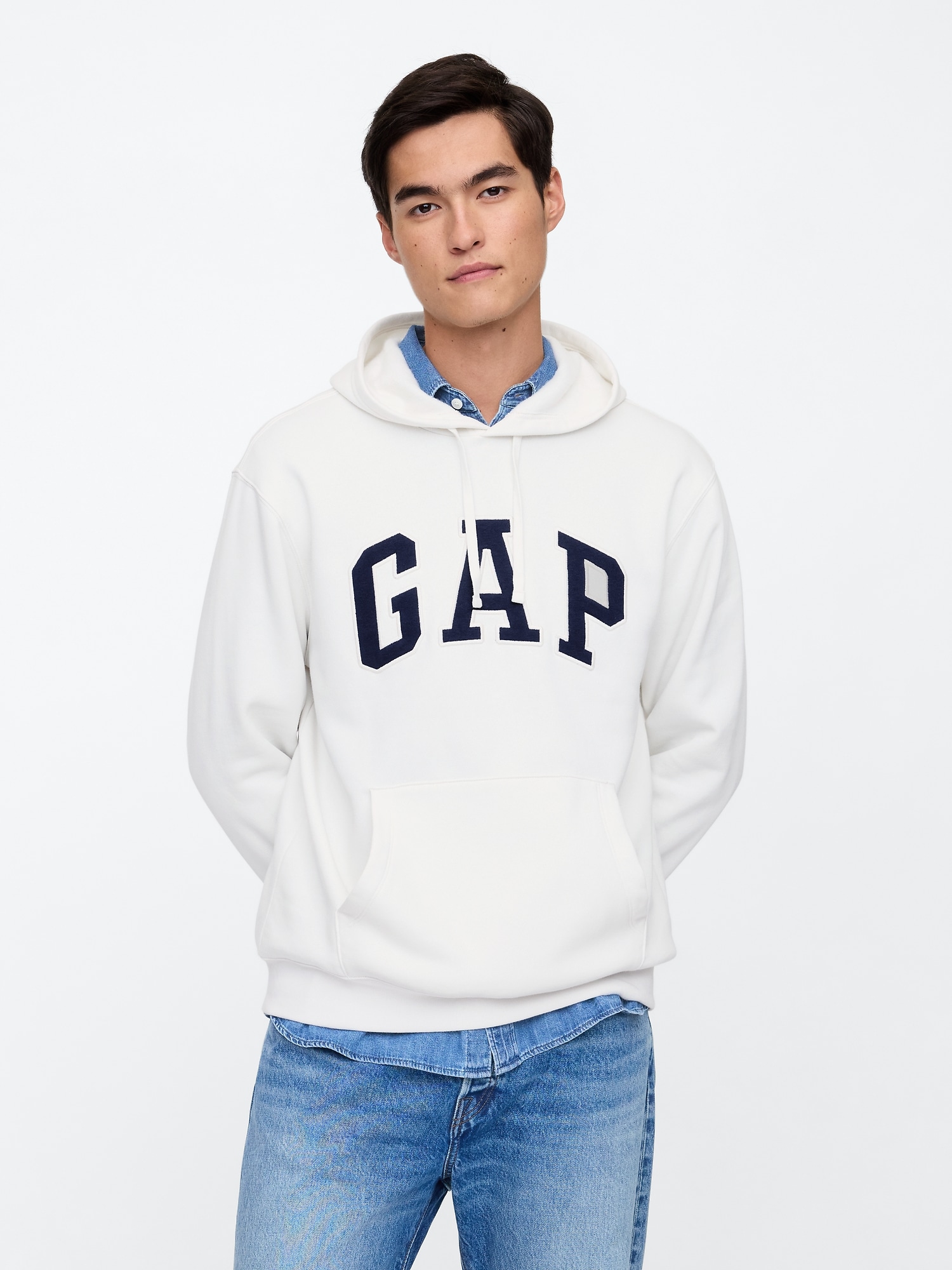 Relaxed Gap Logo Hoodie