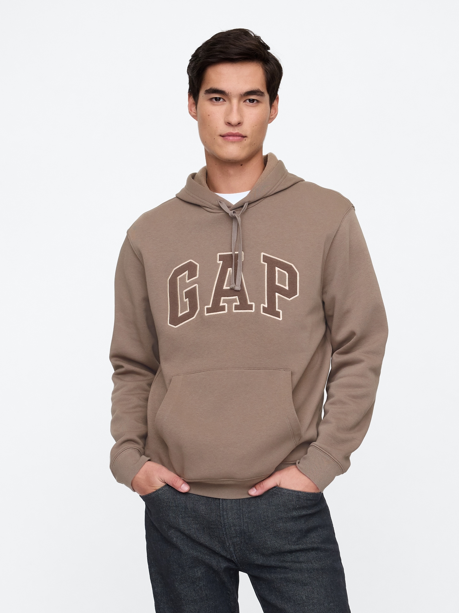 Relaxed Gap Logo Hoodie