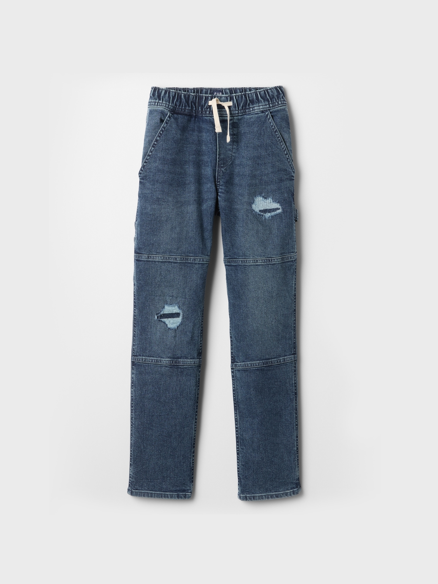 Kids Destructed '90s Original Straight Carpenter Pull-On Jeans