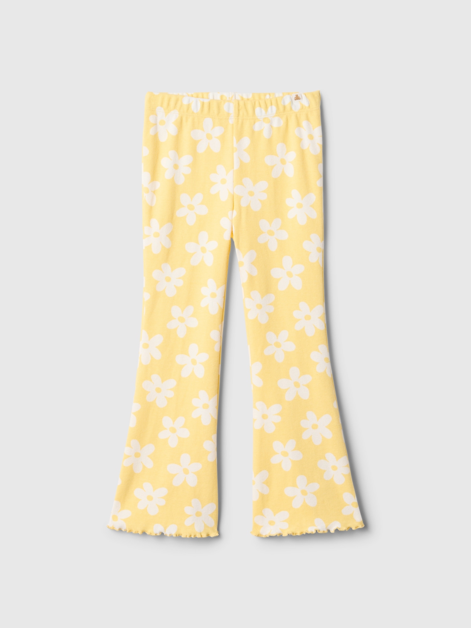 babyGap Ribbed Flare Pull-On Leggings - Yellow