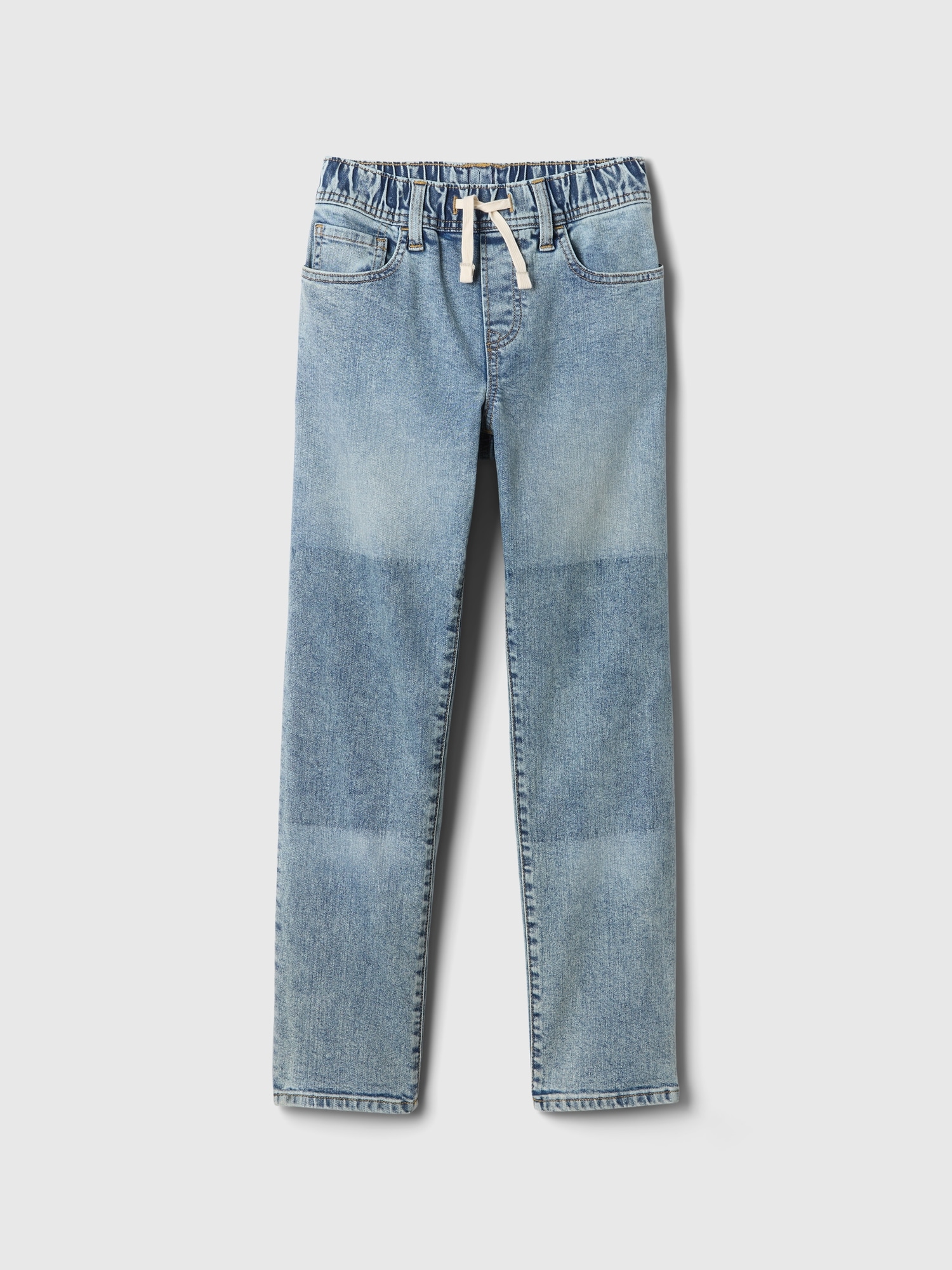 Kids Shadow Patch Pull-On Jeans