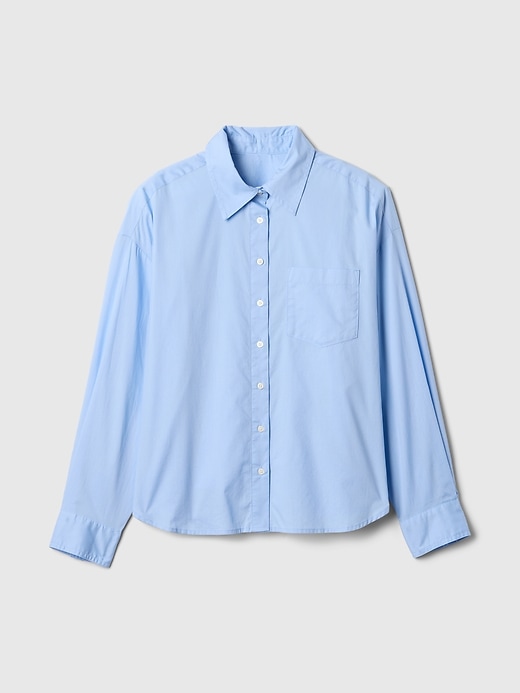 Image number 5 showing, Oversized Shirt in Poplin