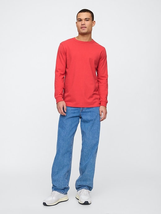 Image number 6 showing, Everyday Soft Stripe Crewneck T-Shirt