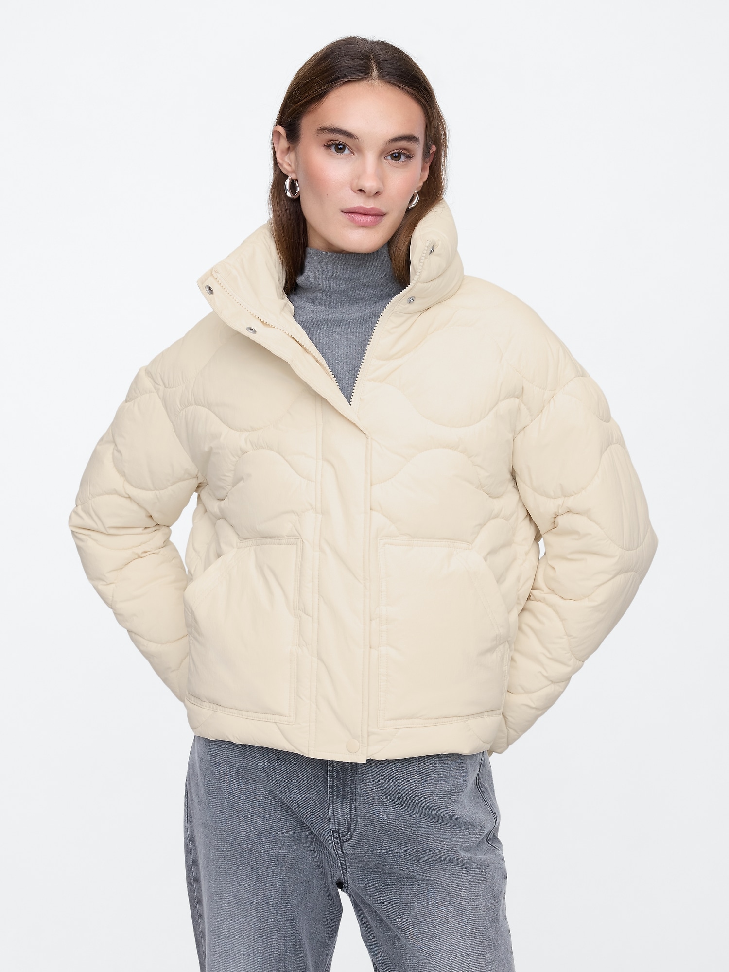 Quilted Nylon Jacket