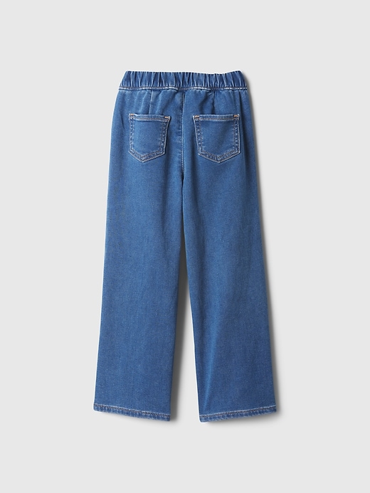 Image number 4 showing, babyGap SuperSoft Wide-Leg Pull-On Jeans