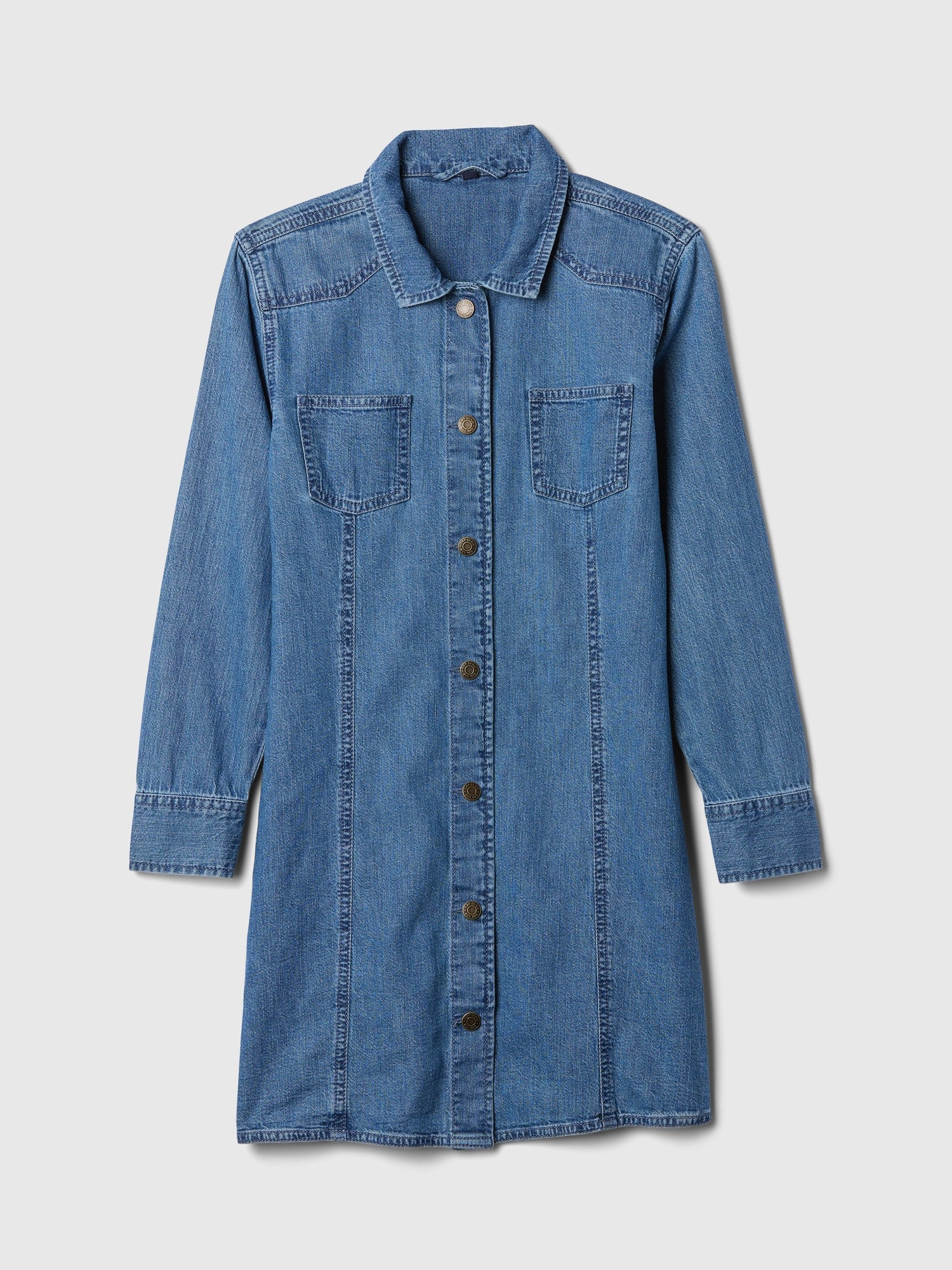 Kids Denim Western Dress