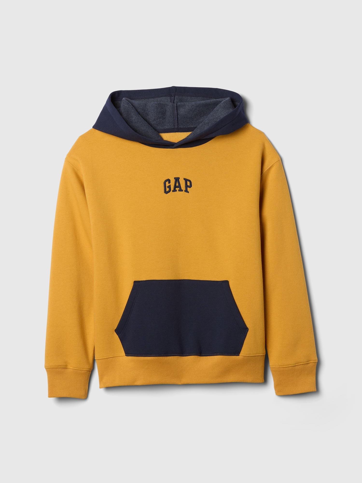 Kids Relaxed Gap Mini Logo Colorblock Hoodie