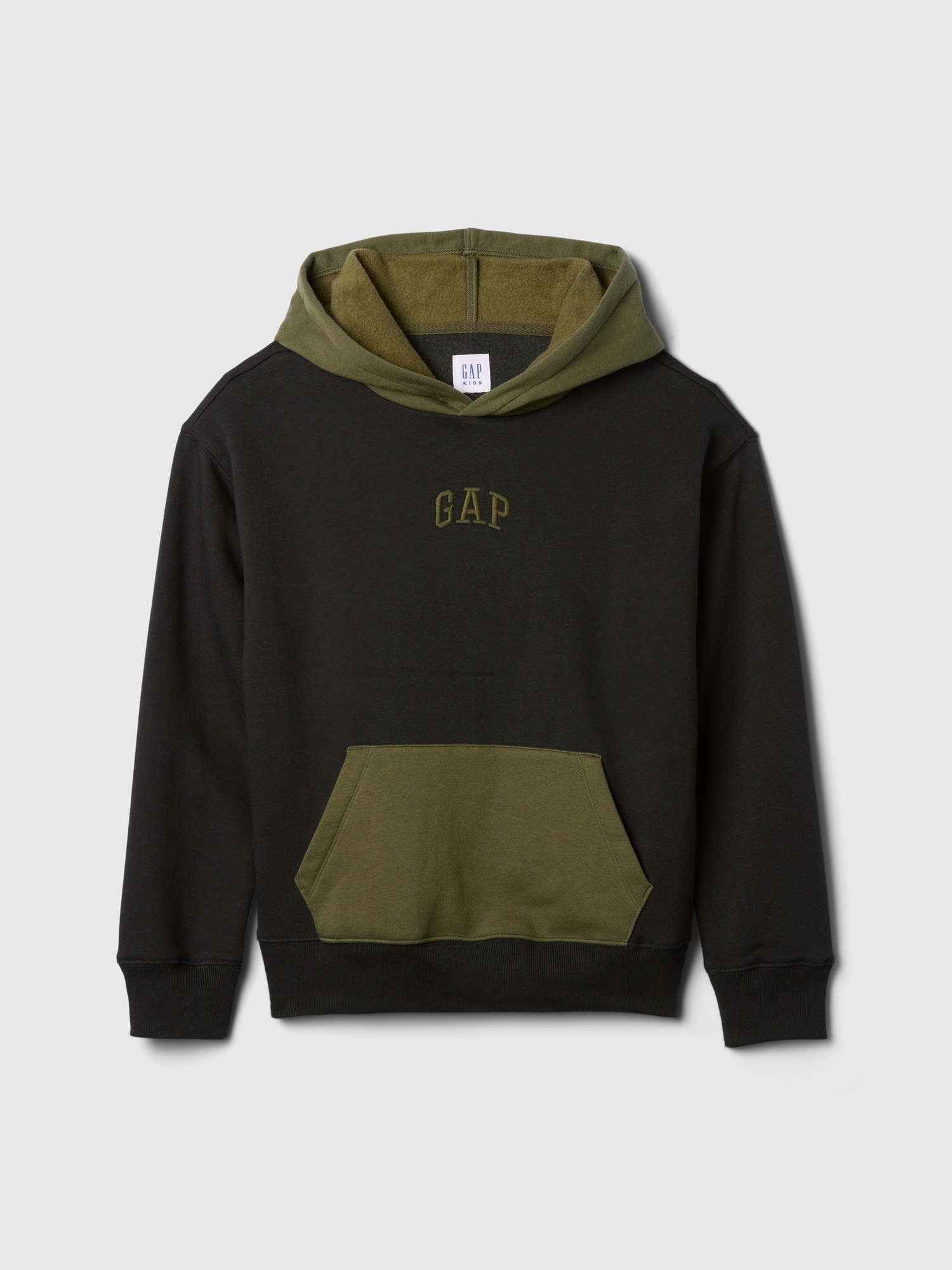 Kids Relaxed Gap Mini Logo Colorblock Hoodie