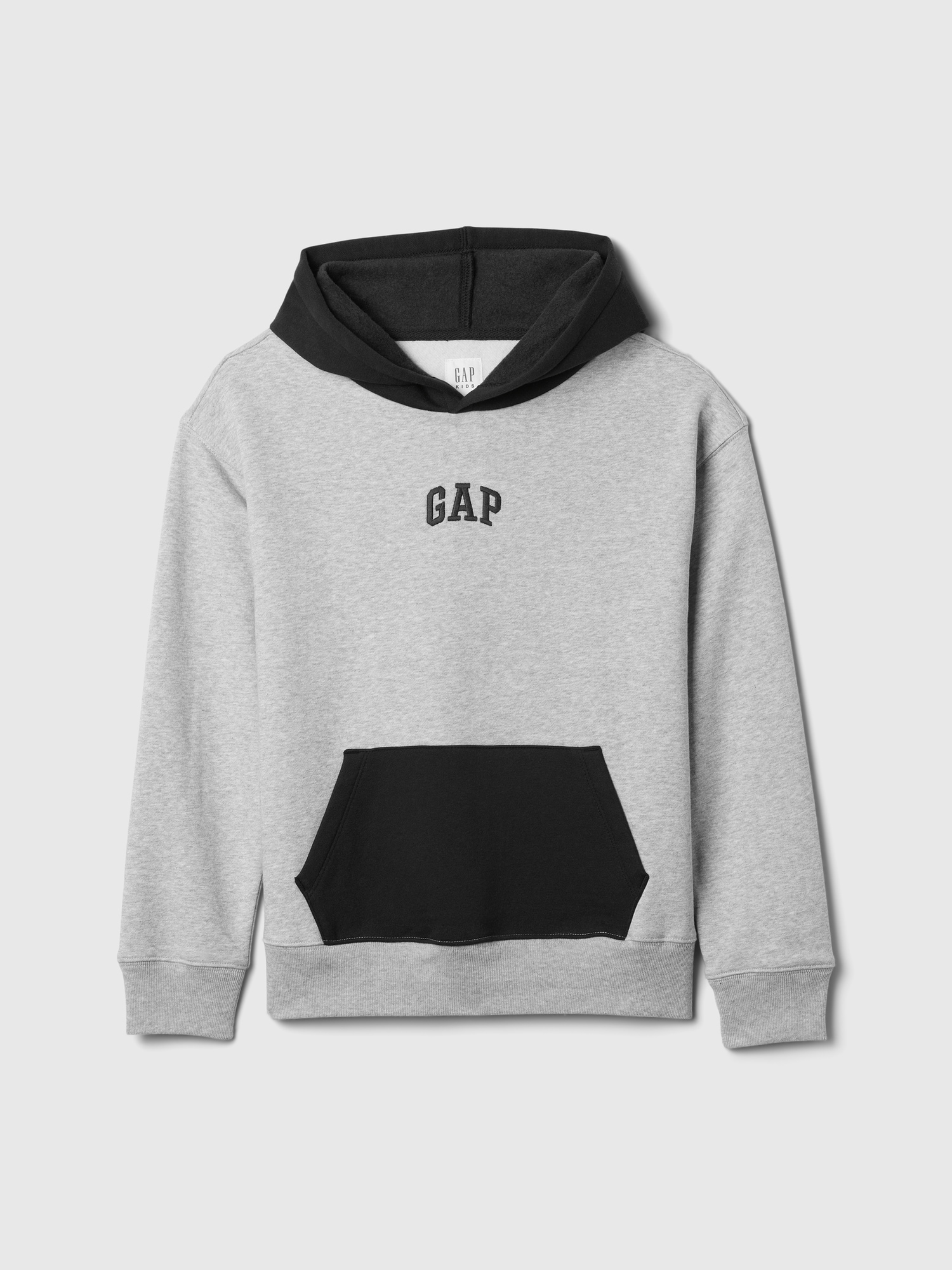 Kids Relaxed Gap Mini Logo Colorblock Hoodie | Gap Factory