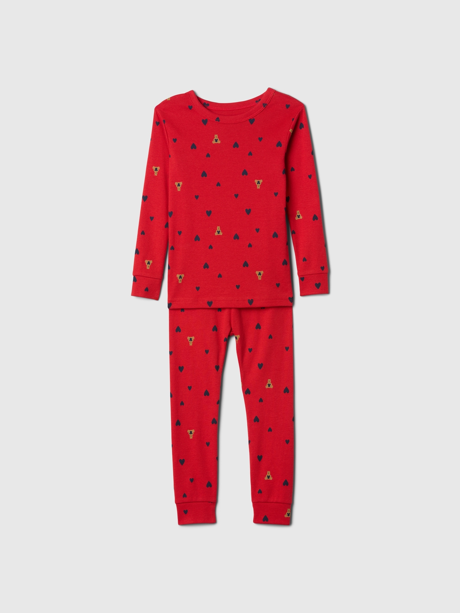 babyGap 100% Organic Cotton V-Day Brannan Bear PJ Set