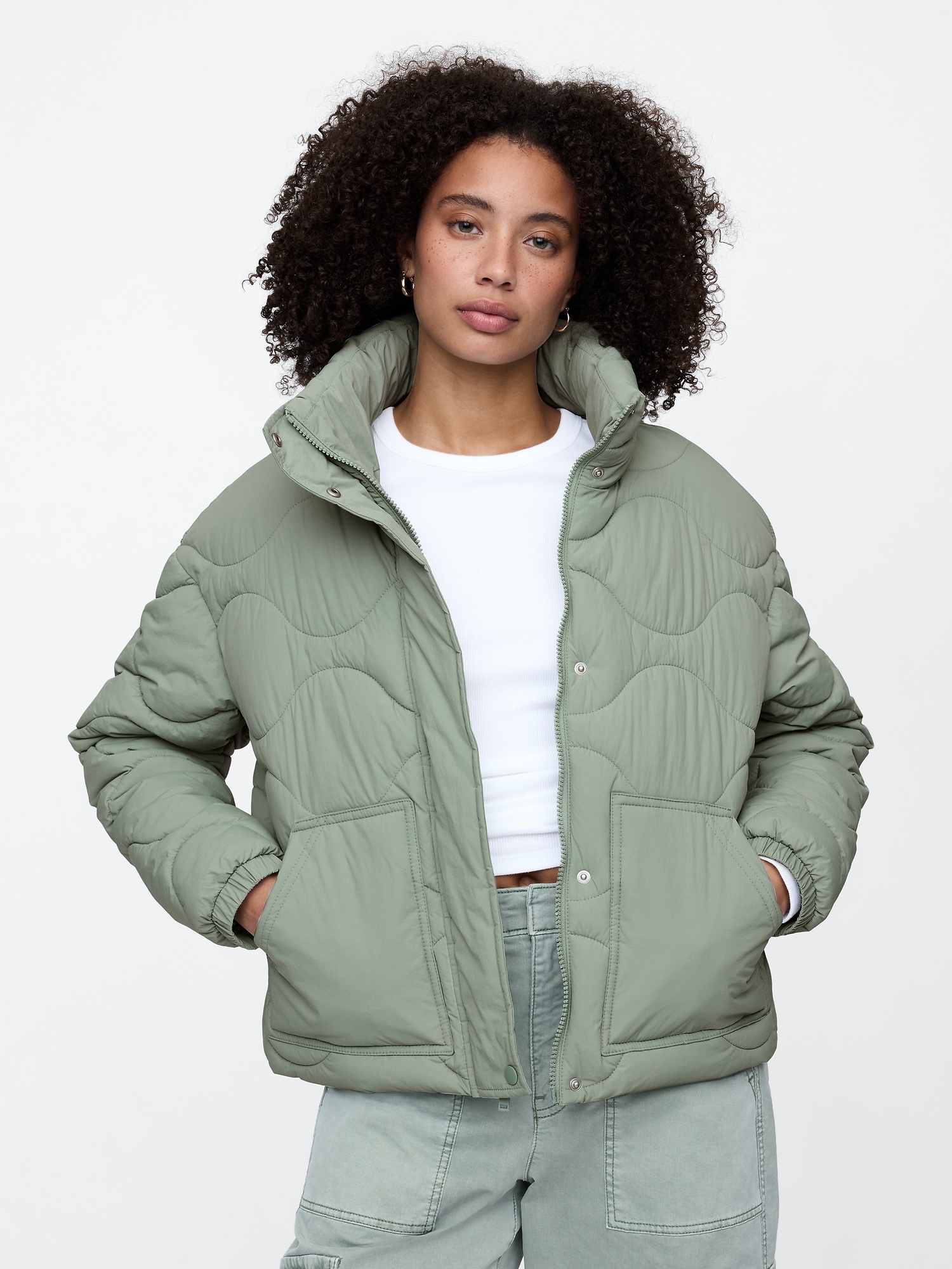 Quilted Nylon Jacket