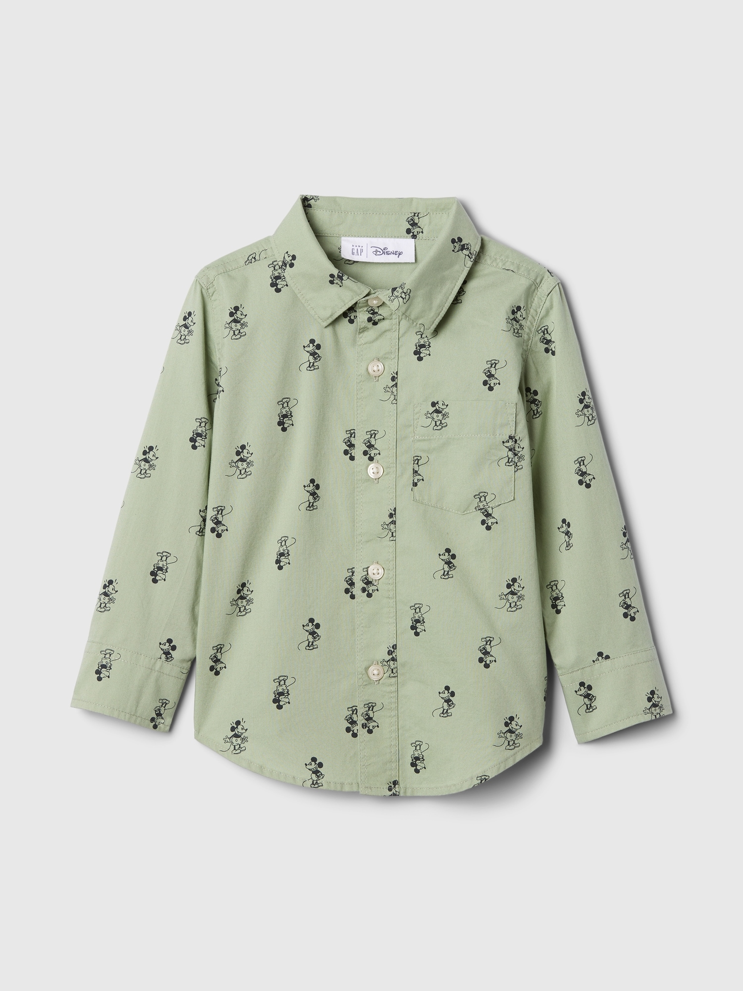 babyGap × Disney Mickey Mouse Poplin Shirt