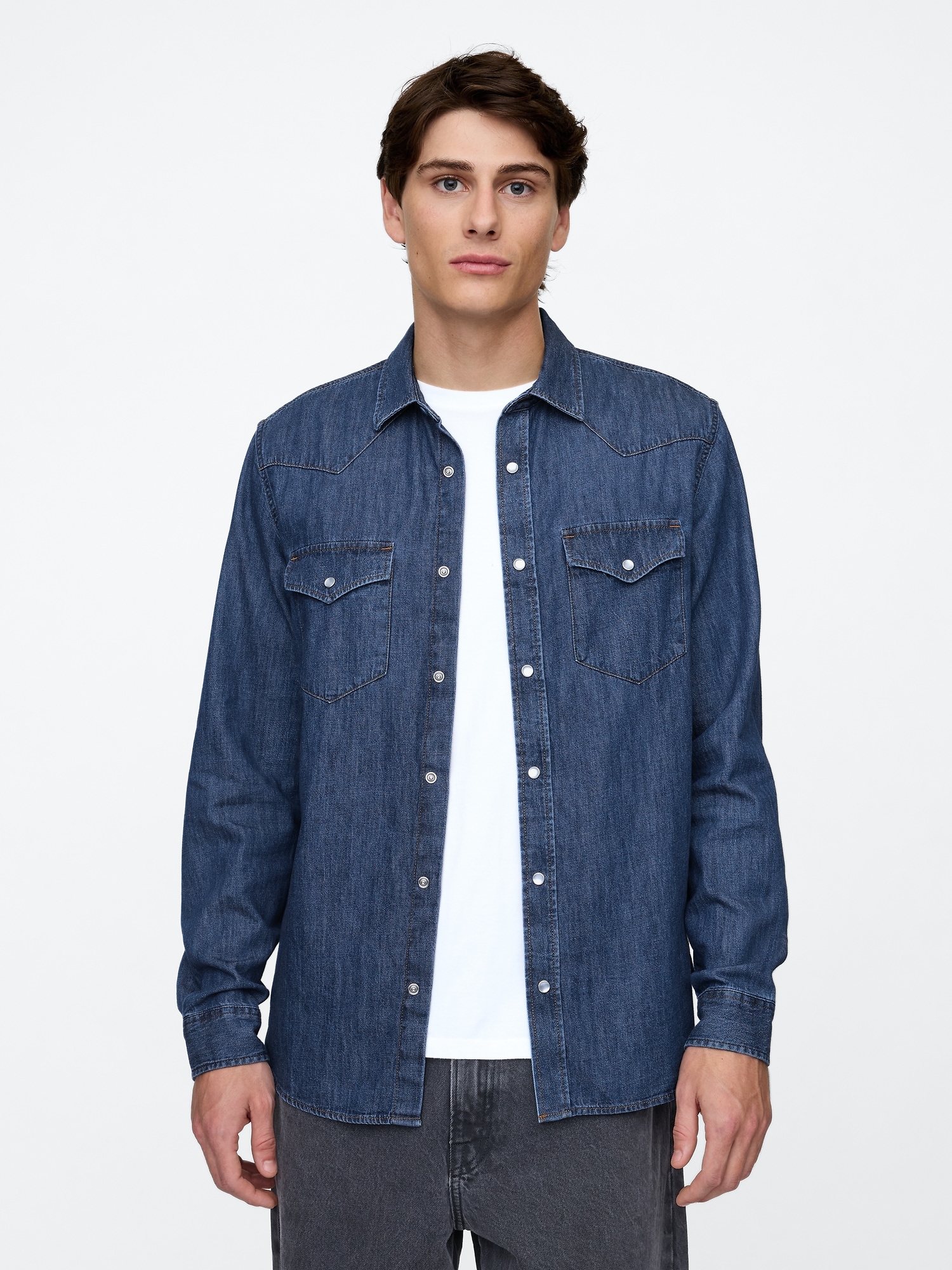 Denim Western Shirt