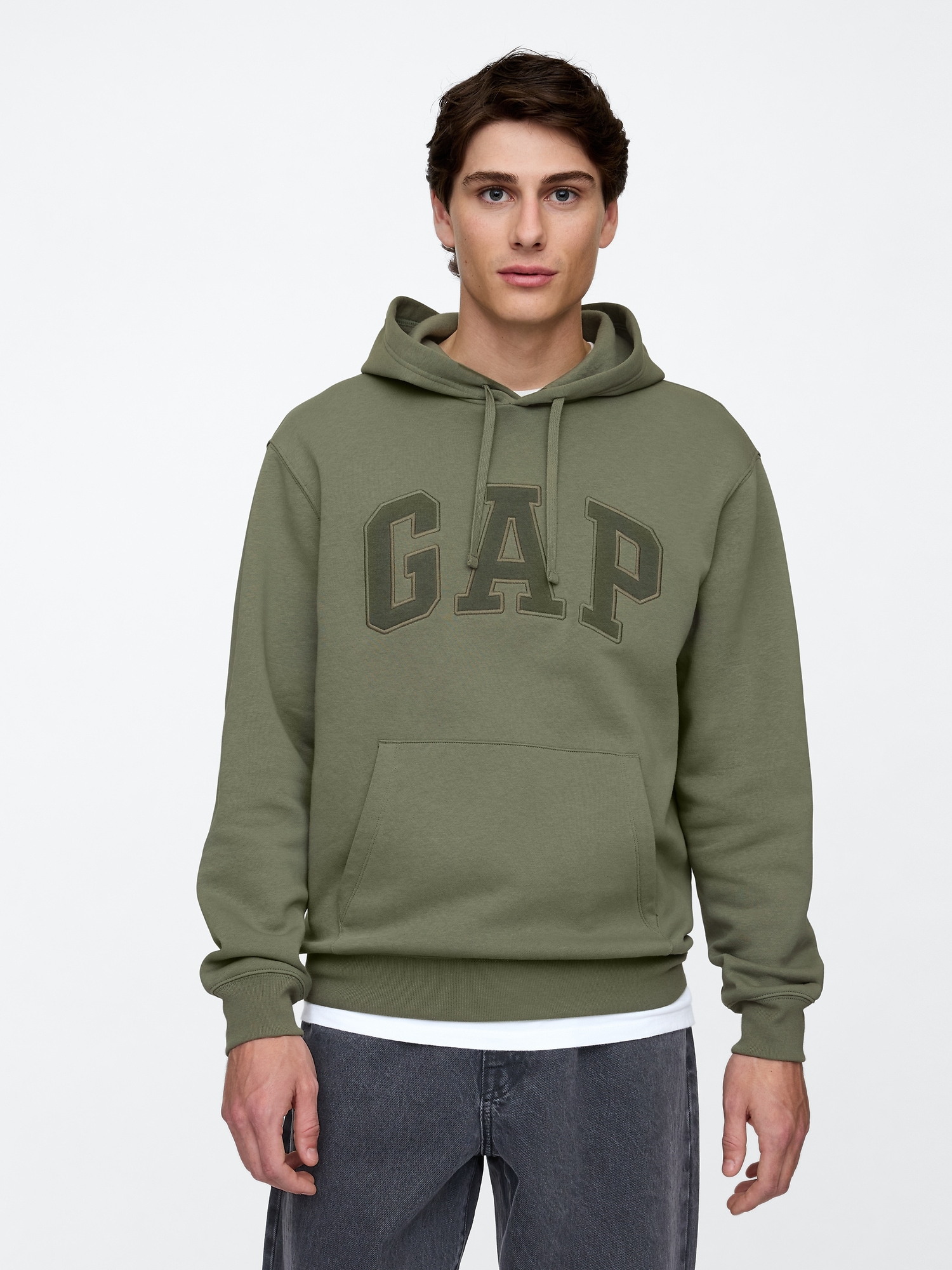 Relaxed Gap Logo Hoodie