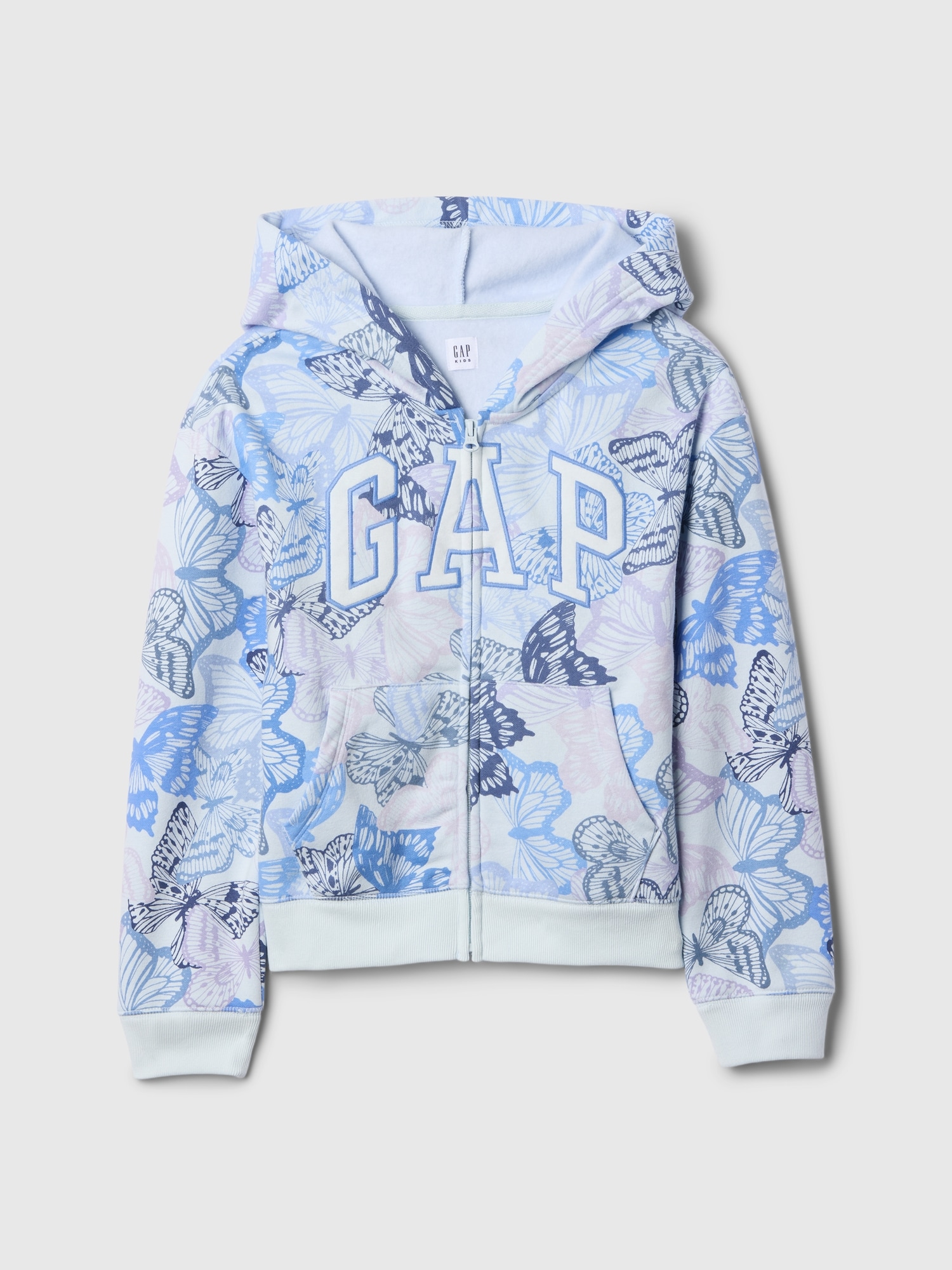 Kids Relaxed Gap Logo Zip Hoodie