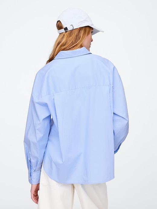 Image number 2 showing, Oversized Shirt in Poplin