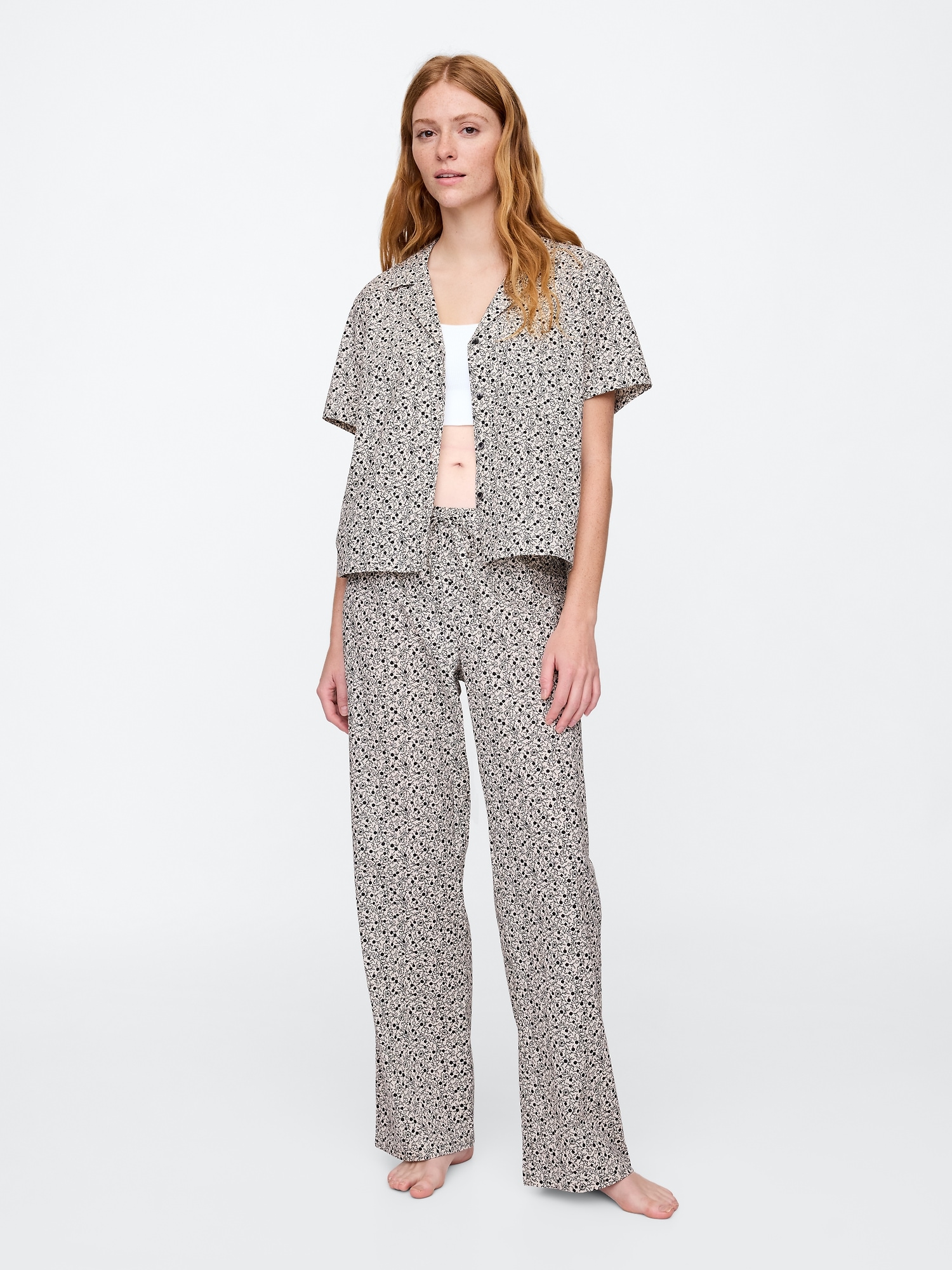 Poplin PJ Pants - Multi