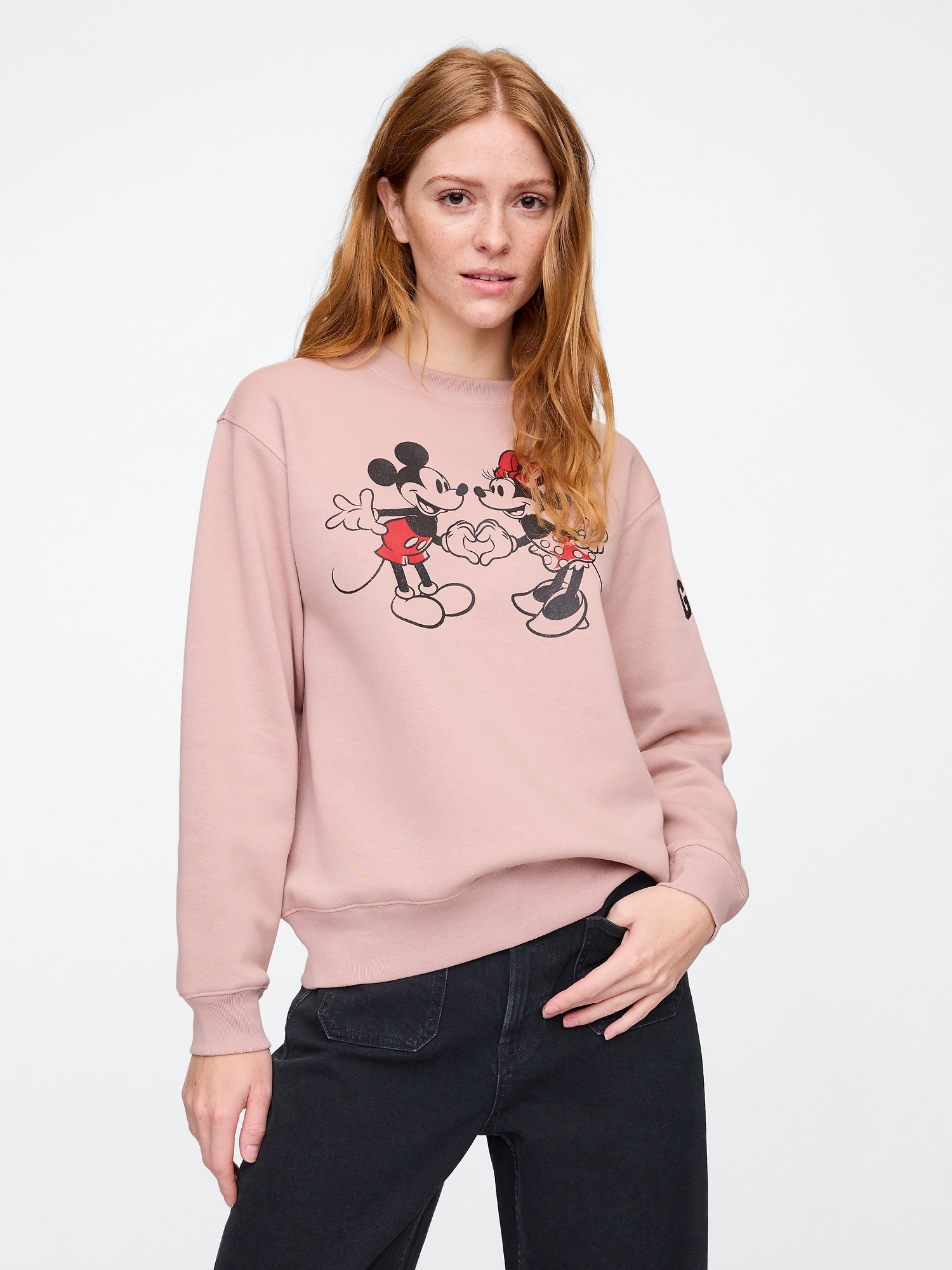 Disney Relaxed V-Day Graphic Sweatshirt