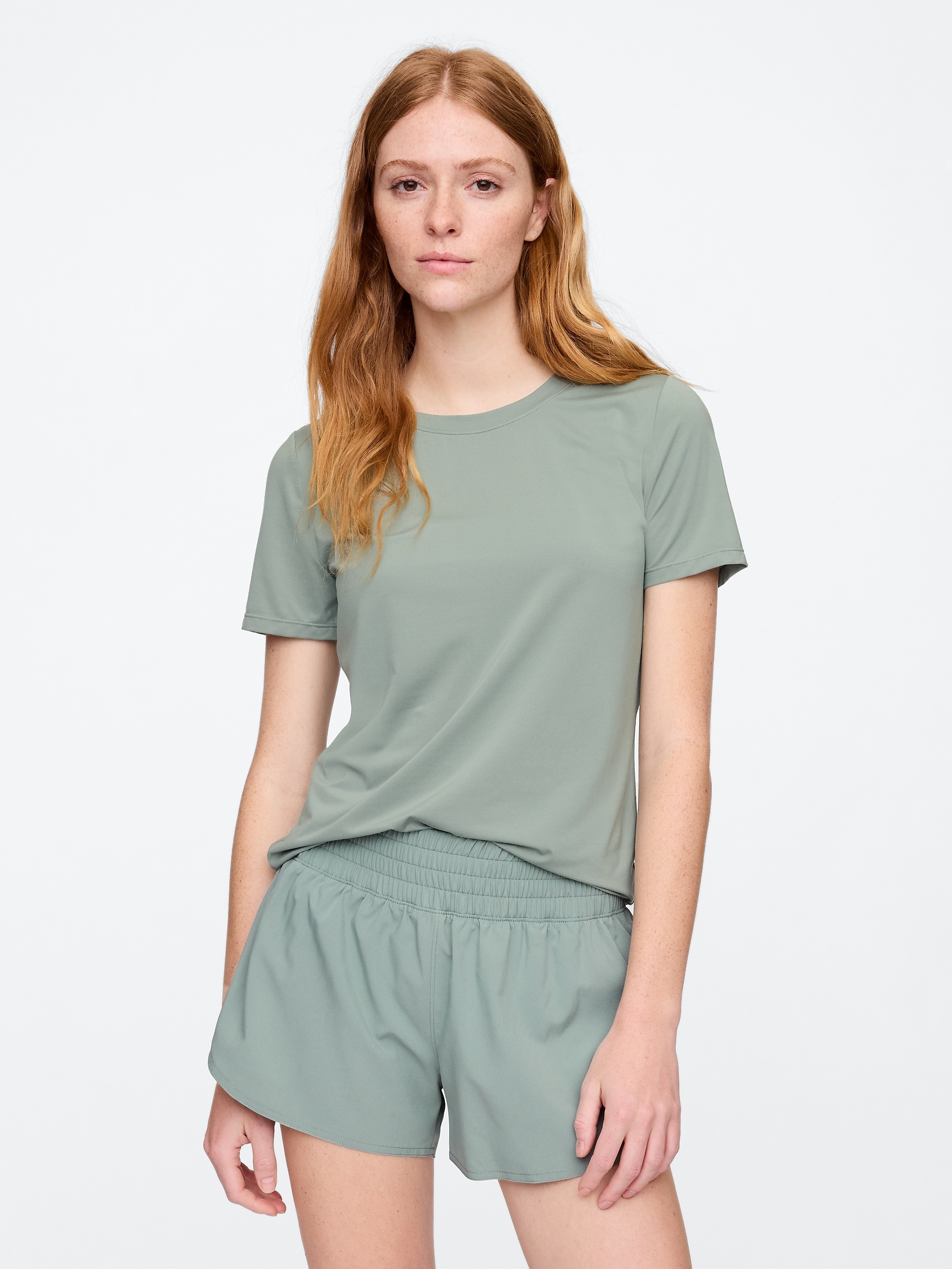 GapFit Brushed Jersey T-Shirt