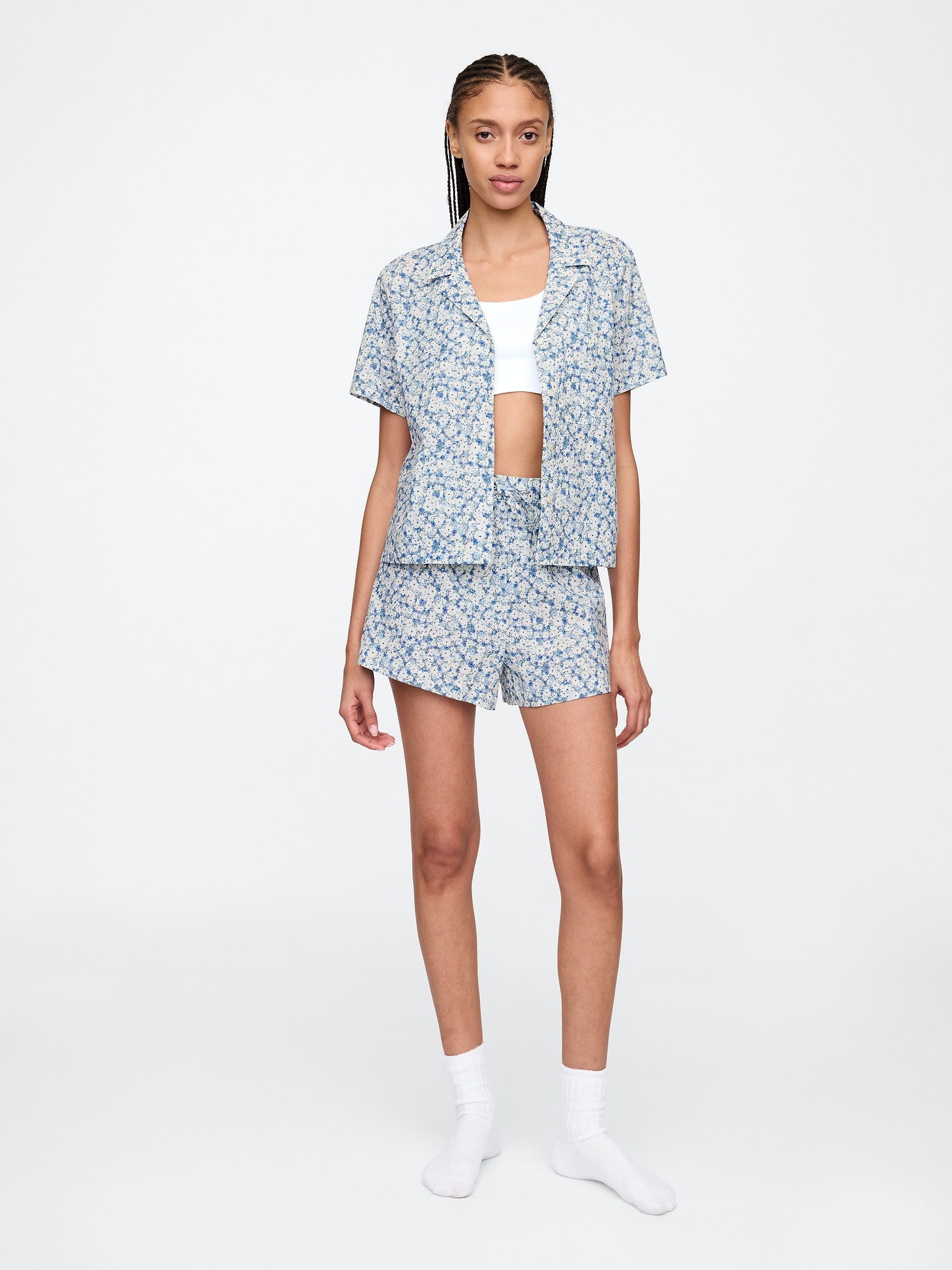 Poplin PJ Shorts