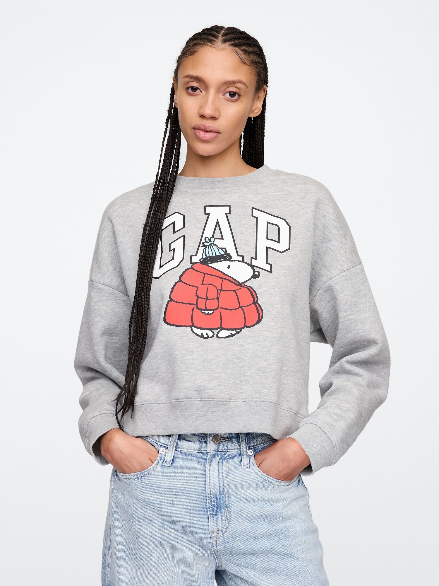 Peanuts Relaxed Gap Logo Sweatshirt