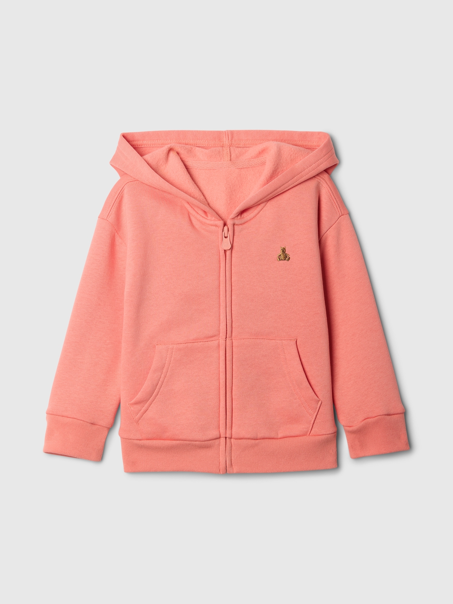 babyGap Relaxed Zip Hoodie - Orange