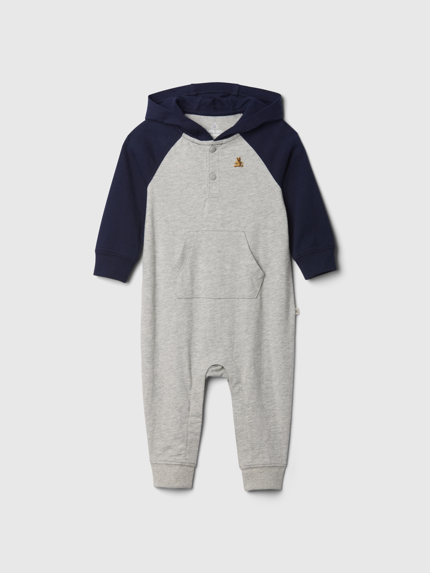 Baby Colorblock Hoodie One-Piece