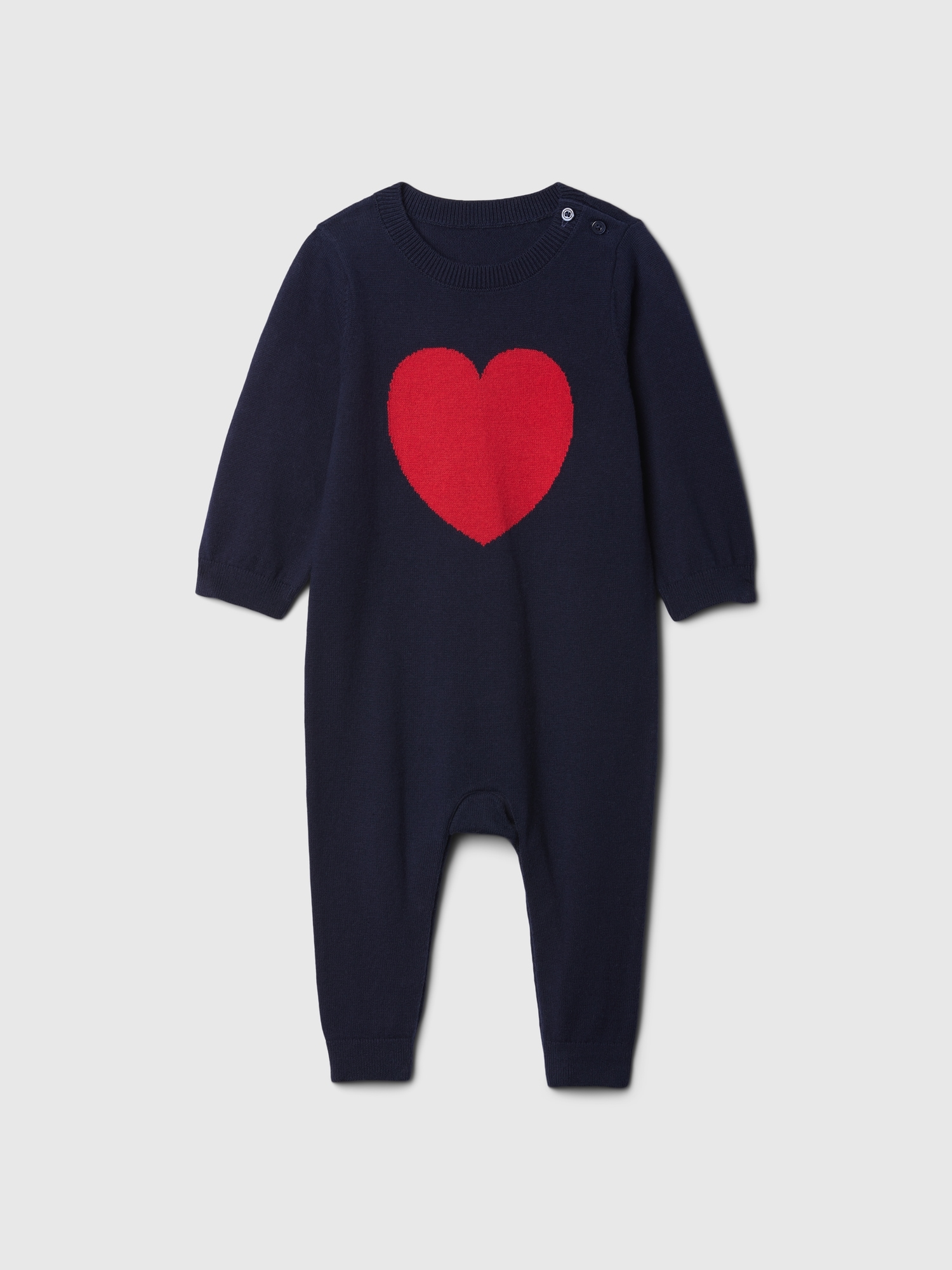 Baby Heart Sweater One-Piece