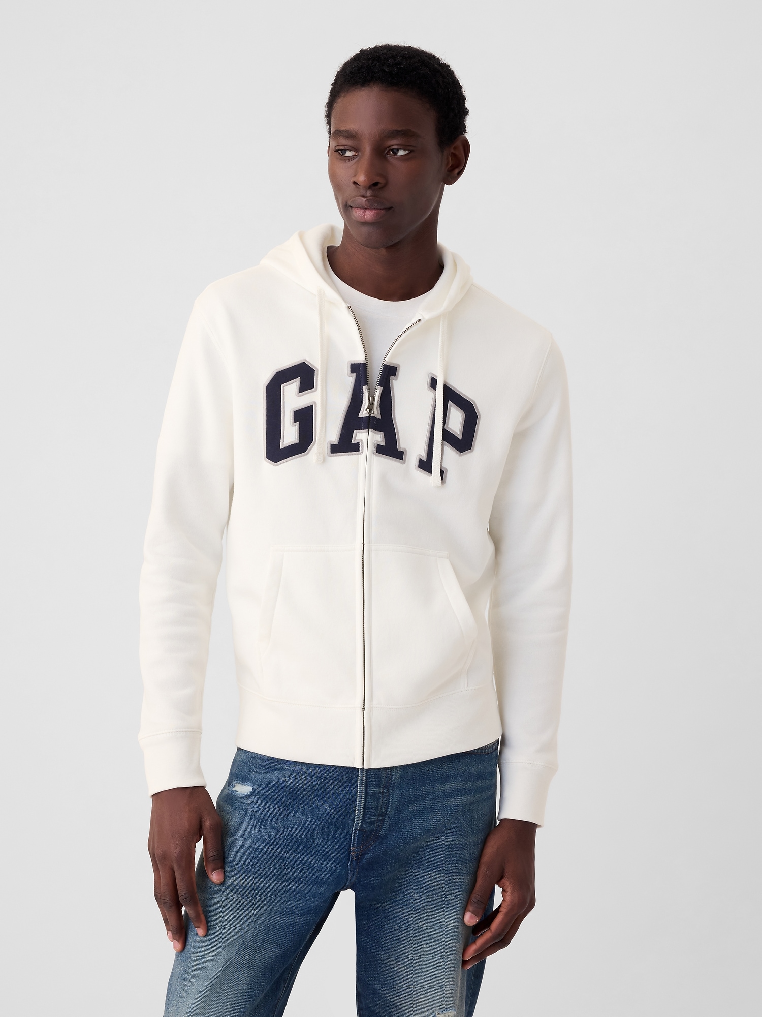 Gap Logo Zip Hoodie