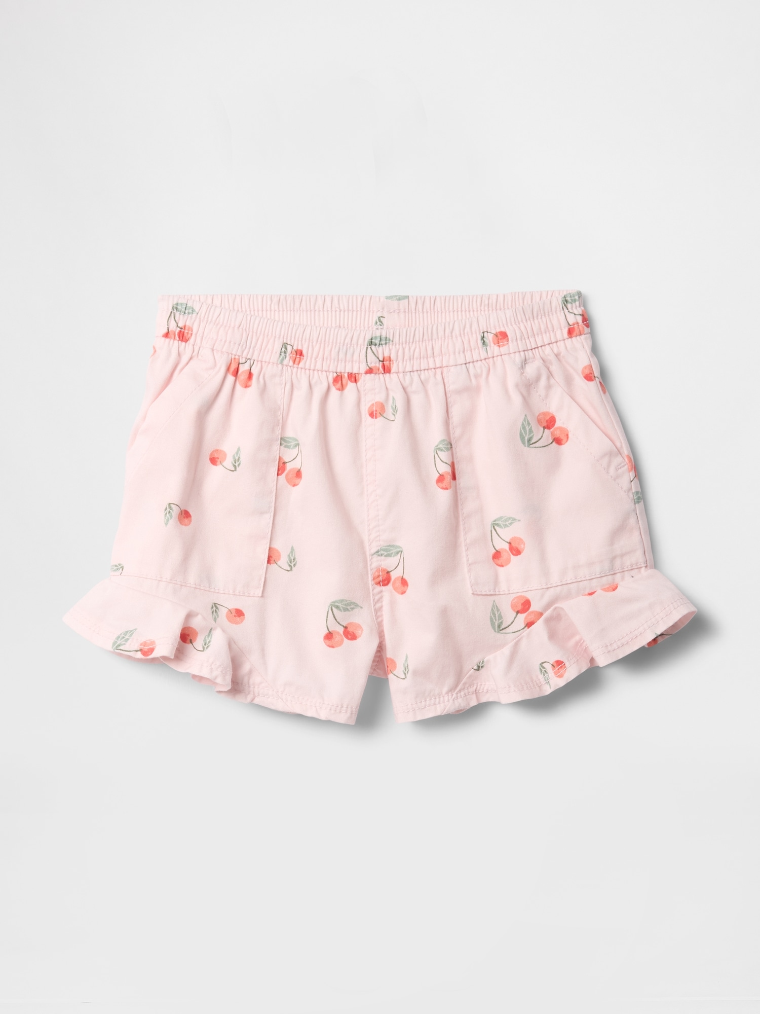 babyGap Twill Ruffle Pull-On Shorts