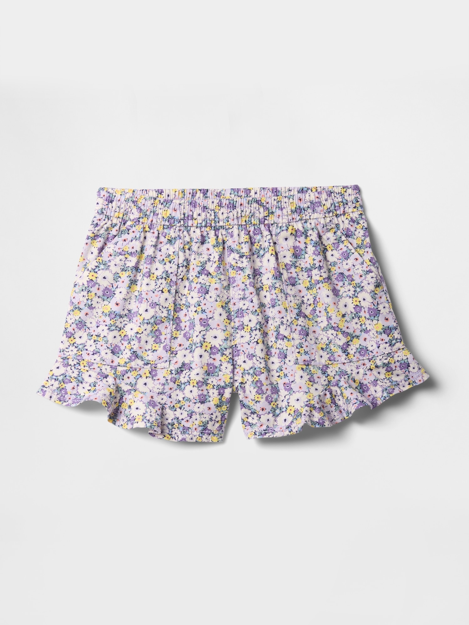 babyGap Twill Ruffle Pull-On Shorts