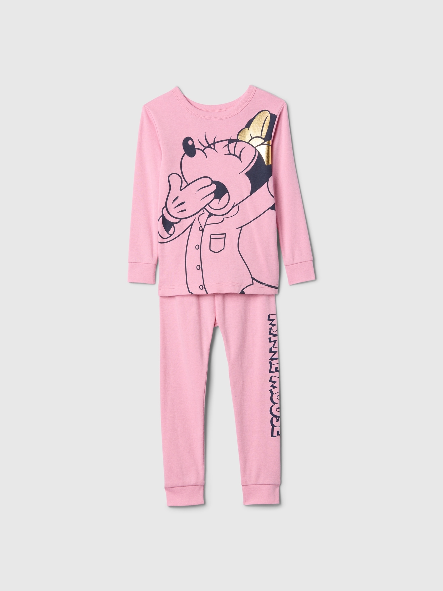 babyGap × Disney Minnie Mouse 100% Organic Cotton PJ Set - Pink