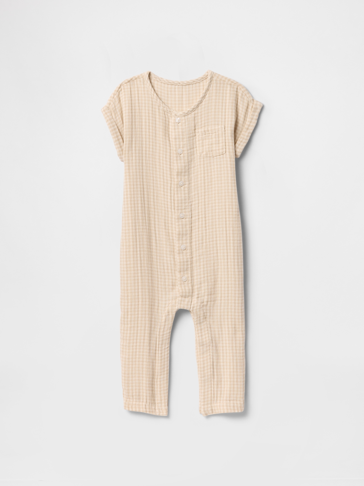 Baby Gauze Pocket One-Piece