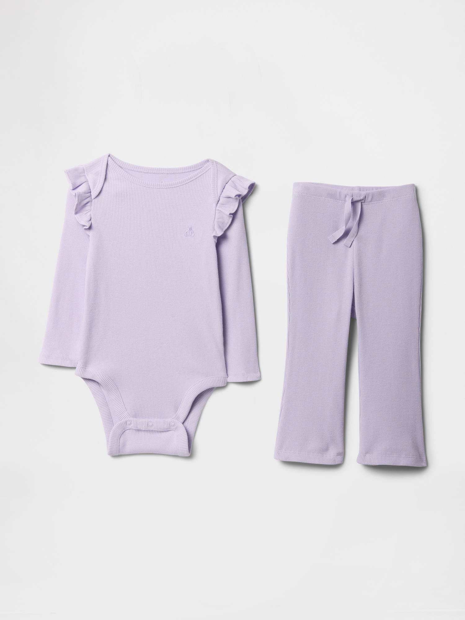 Baby Ribbed Two-Piece Outfit Set