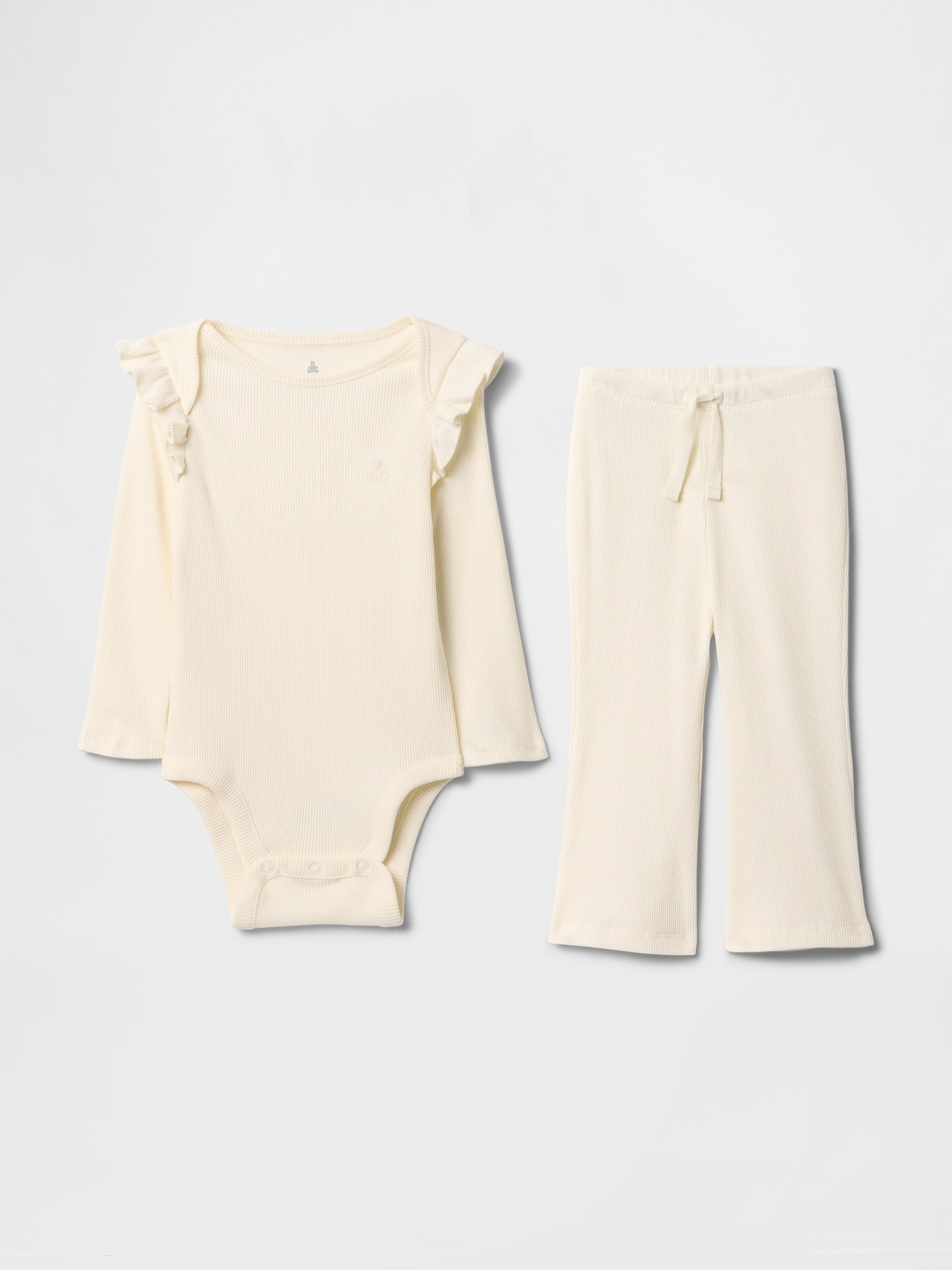 Baby Ribbed Two-Piece Outfit Set