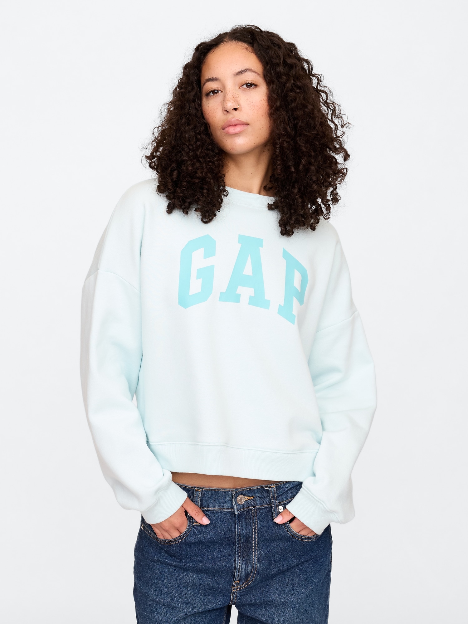 Oversized Gap Logo Sweatshirt