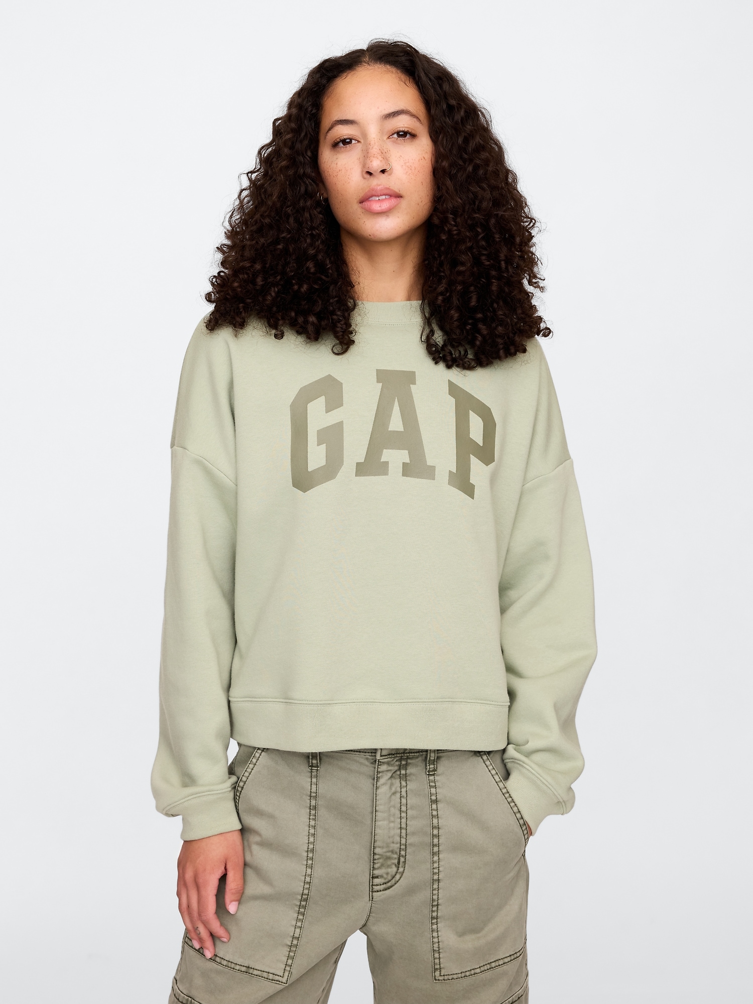 Oversized Gap Logo Sweatshirt