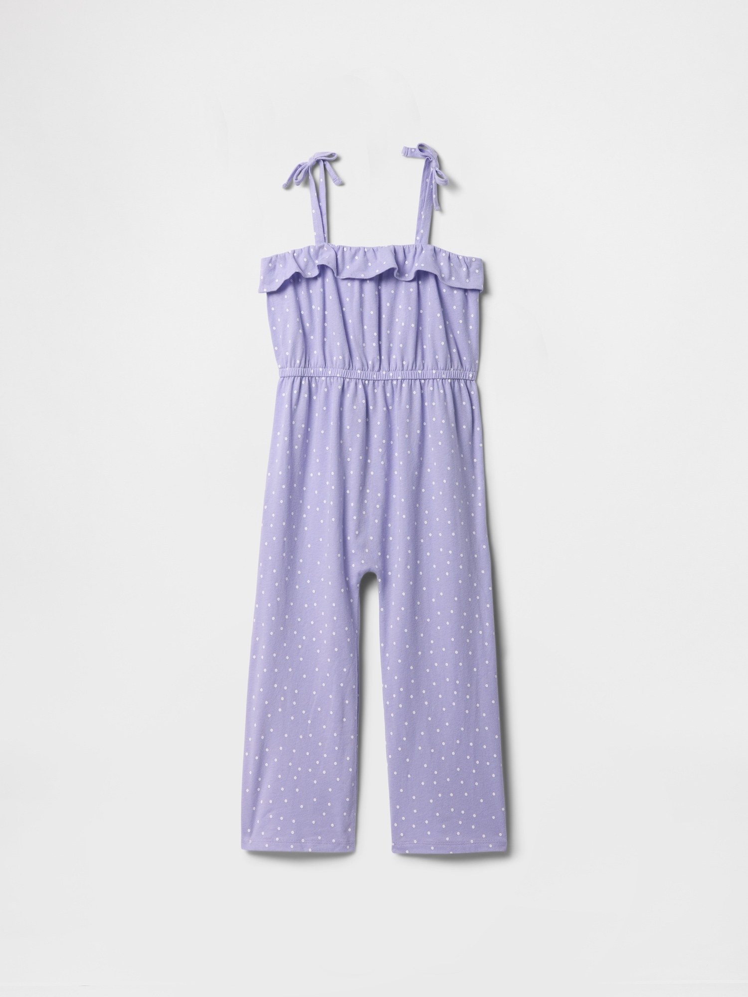 babyGap Print Ruffle Jumpsuit - Purple